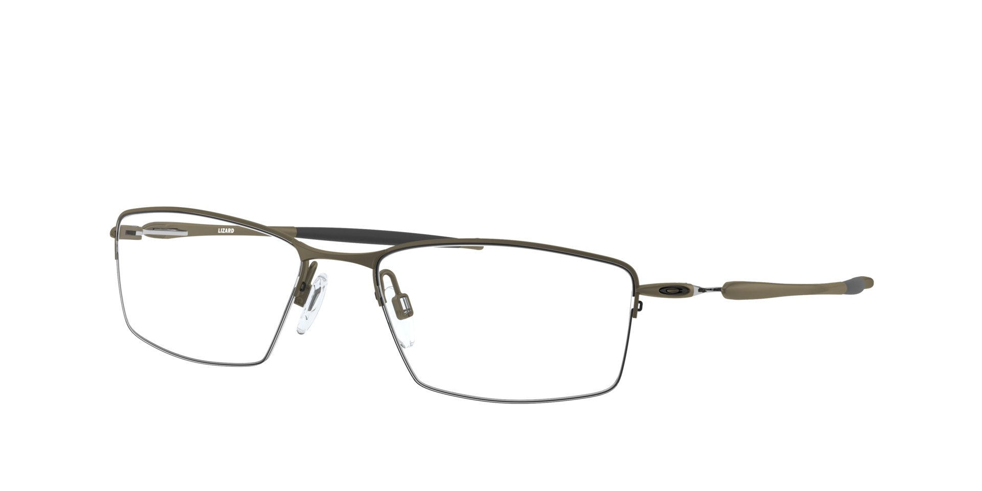 Lizard™ Pewter TitaniumEyeglass Frames for Glasses Direct, Angle View