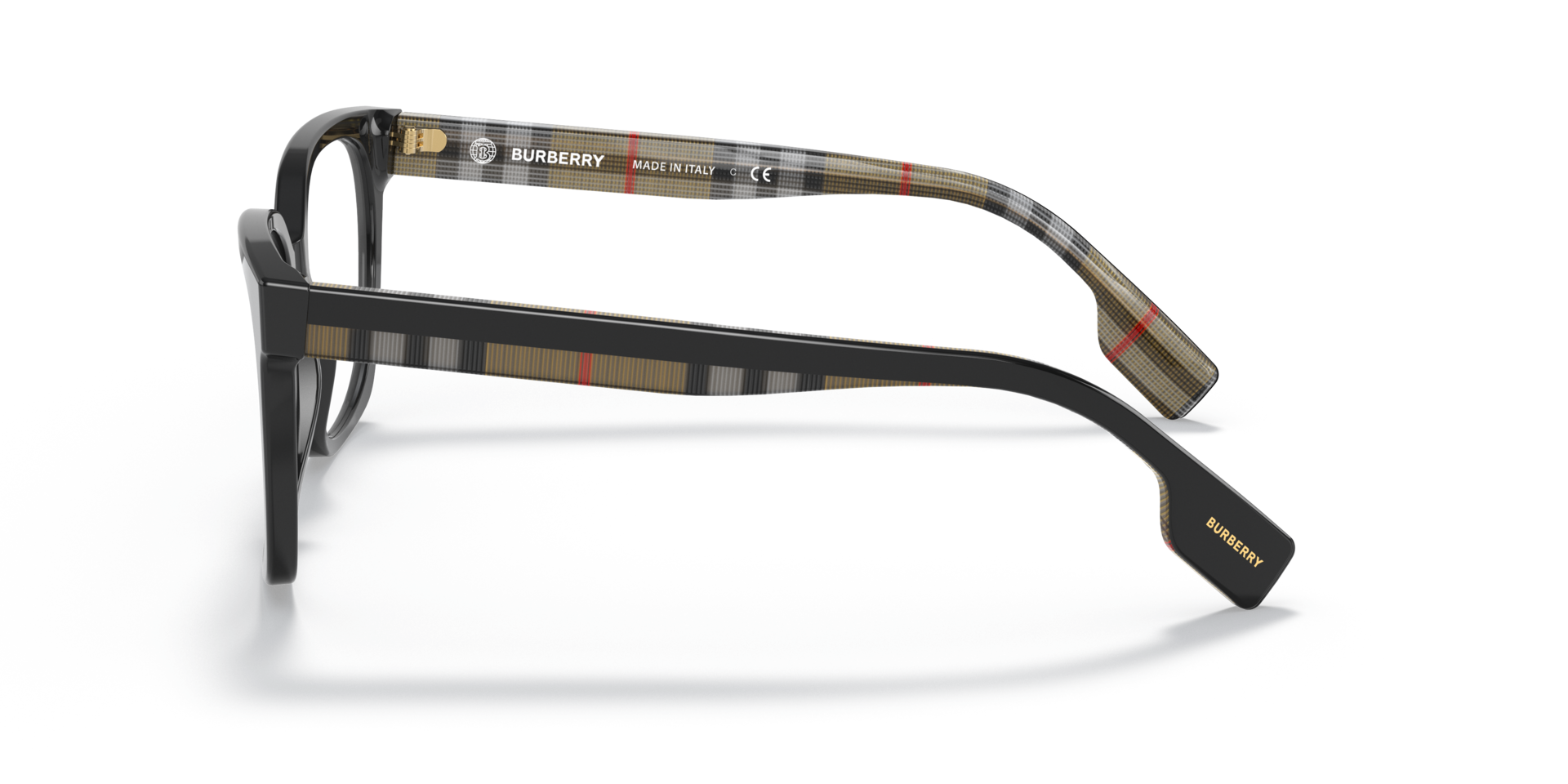 BE2347 Black AcetateEyeglass Frames for Glasses Direct, Side View