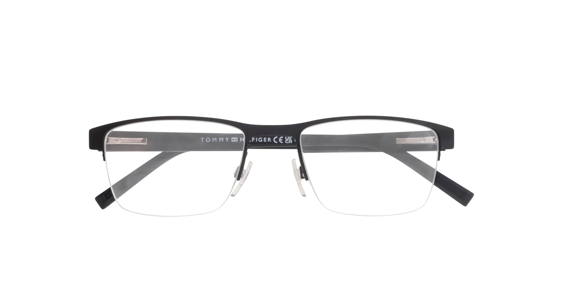 TH 1996 Black MetalEyeglass Frames for Glasses Direct, Closed View
