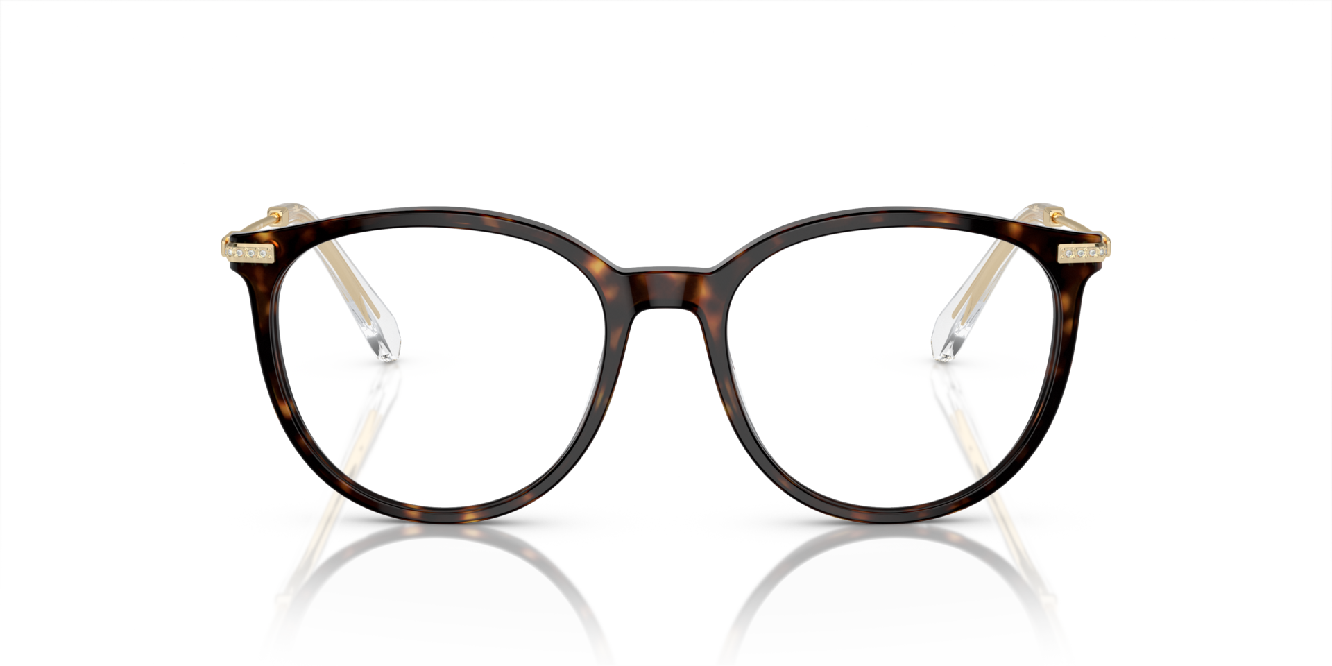 SK2009 Dark Havana AcetateEyeglass Frames for Glasses Direct, Front View