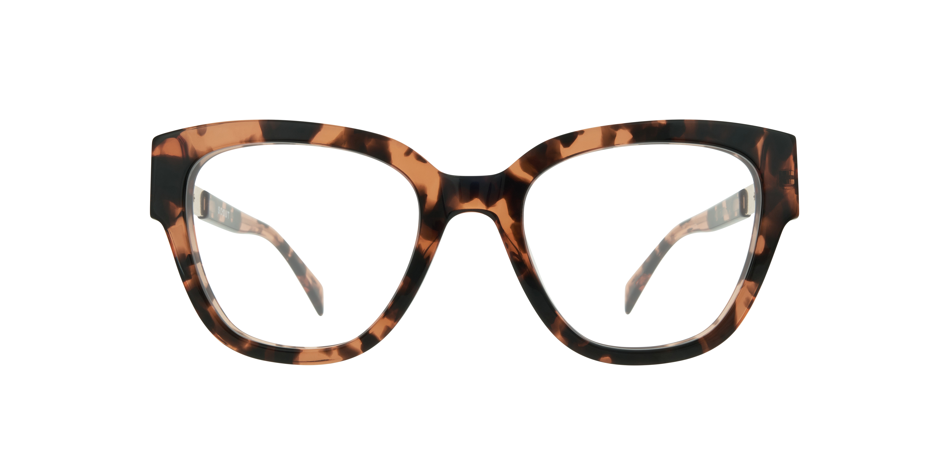 Crooked Eye Q Nashville皿 Glasses Direct ™ -Kenzie Cat Eye Translucent Dark Purple Glasses