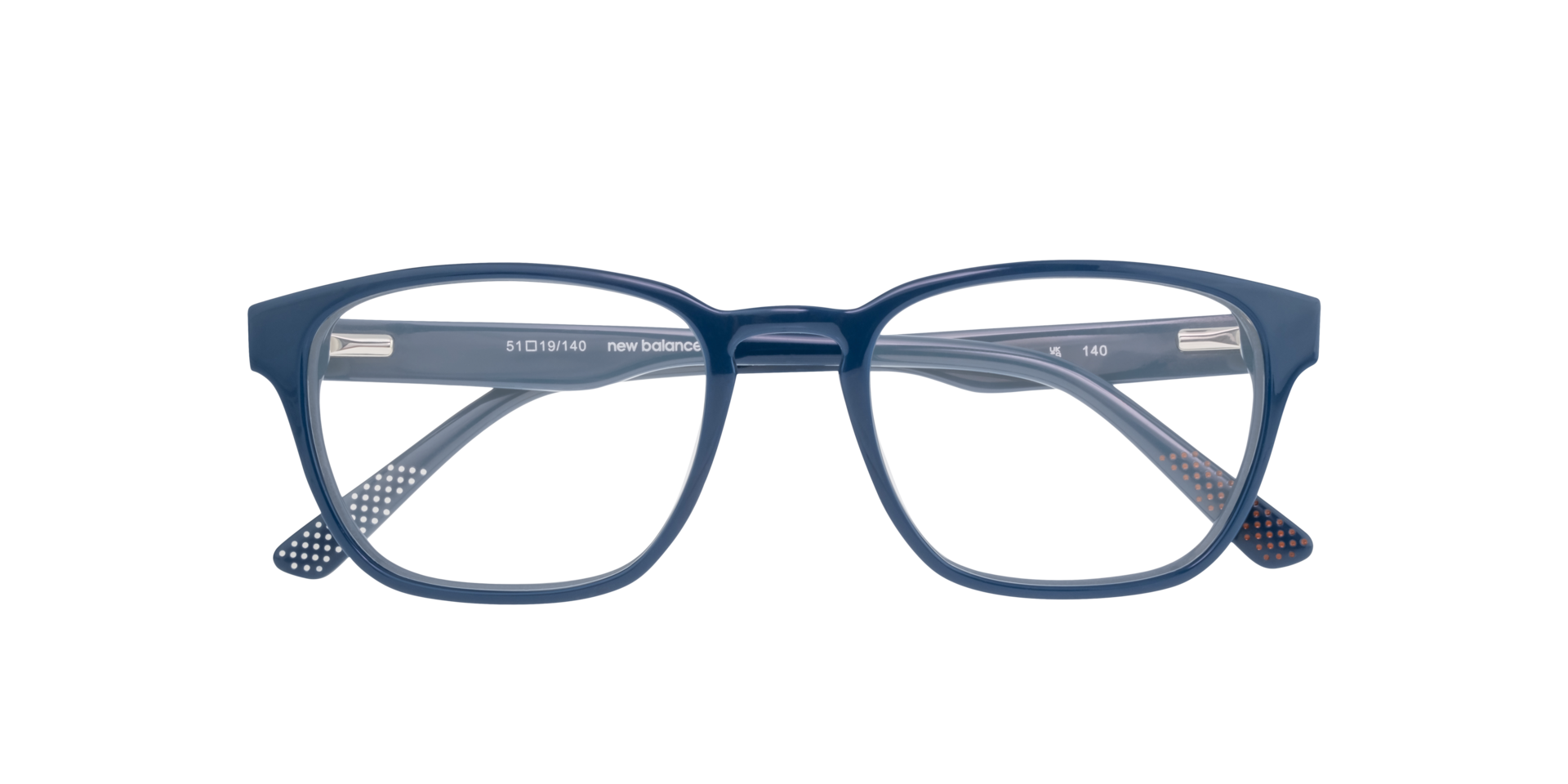 NB4165 Blue AcetateEyeglass Frames for Glasses Direct, Closed View