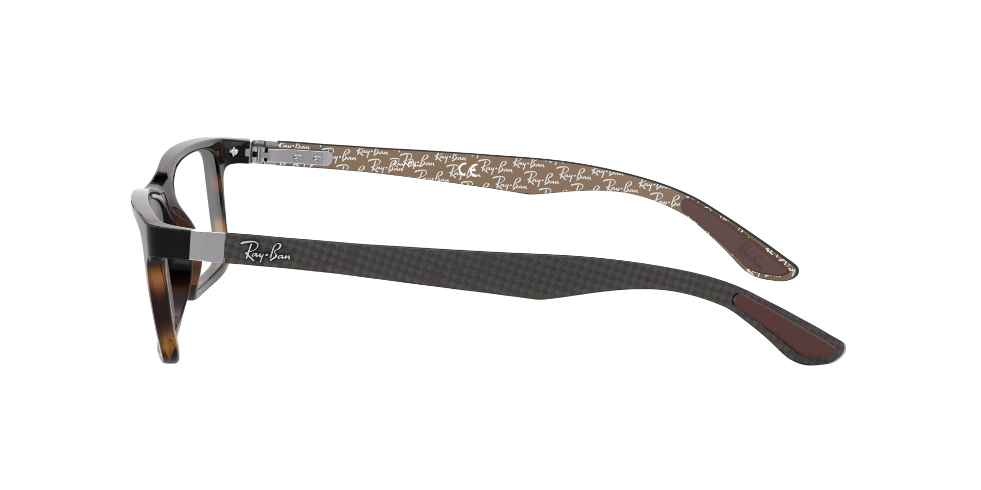 RB8901 Havana PlasticEyeglass Frames for Glasses Direct, Side View