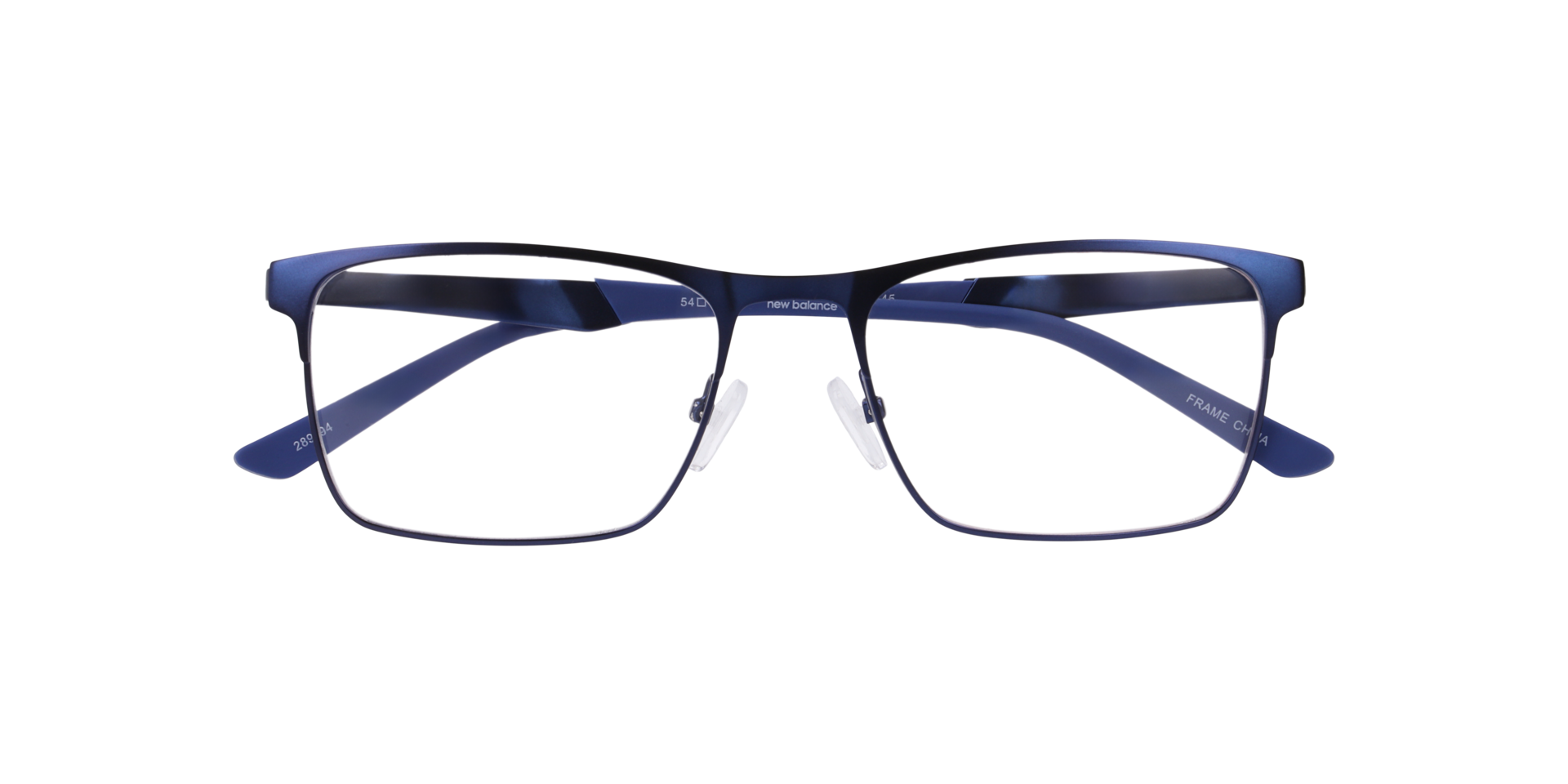 Nb4192 Blue MetalEyeglass Frames for Glasses Direct, Closed View