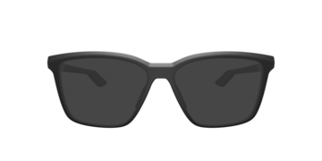 Satin Black Enigma Mass -  Plastic Sunglasses