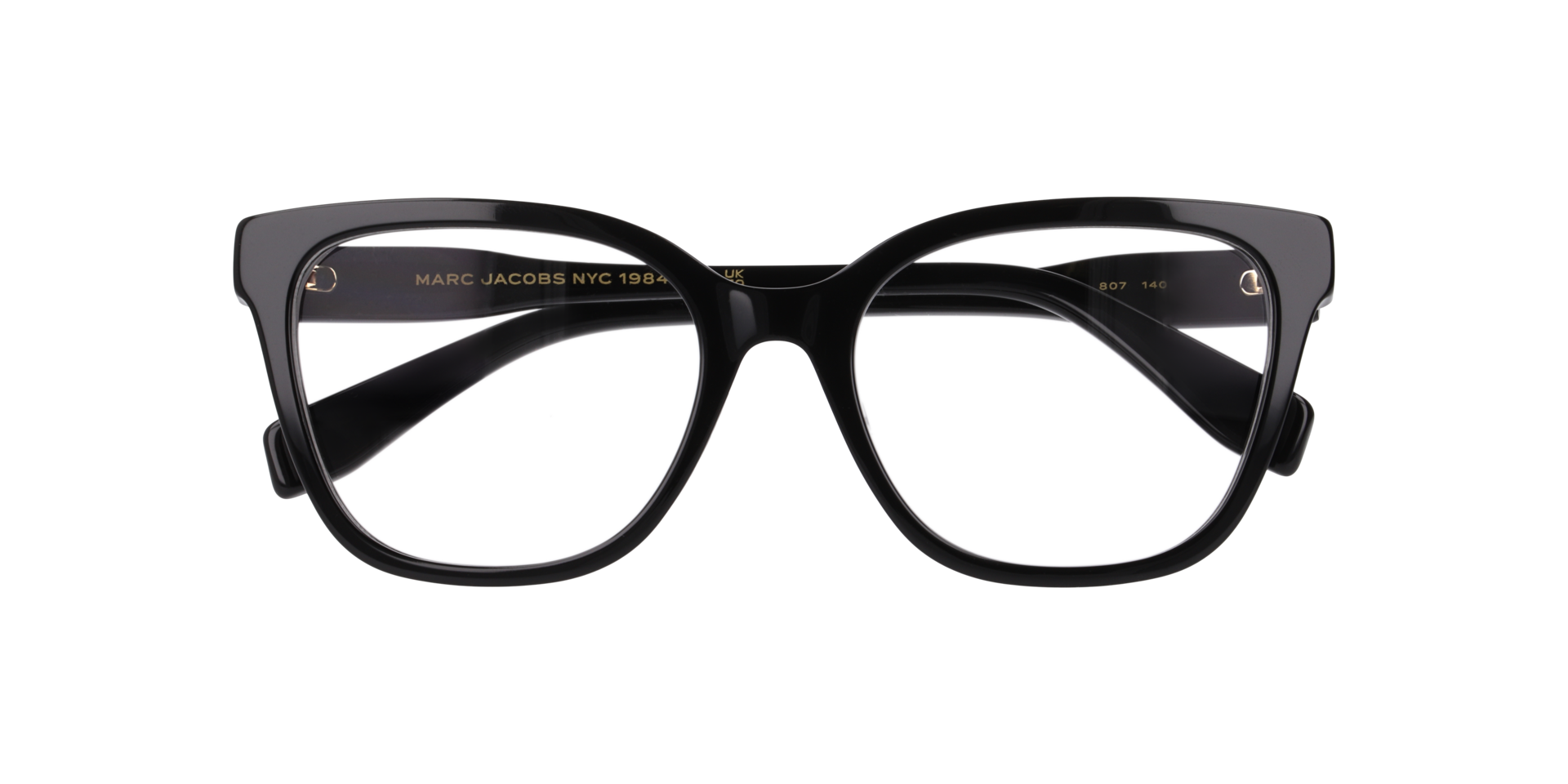 Marc 816 Black AcetateEyeglass Frames for Glasses Direct, Closed View