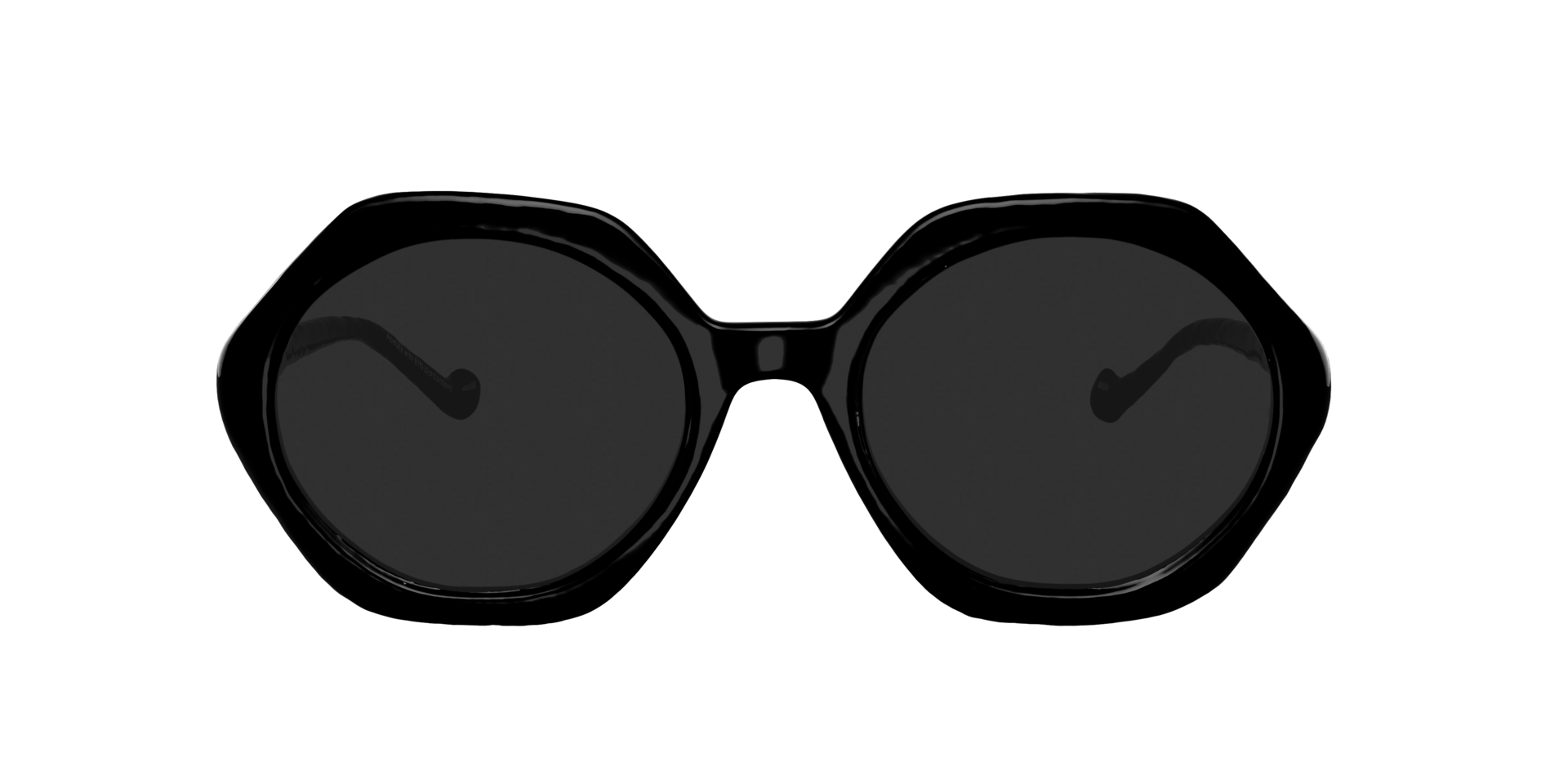 Margaret Black AcetateEyeglass Frames for Glasses Direct, with Tinted Lenses