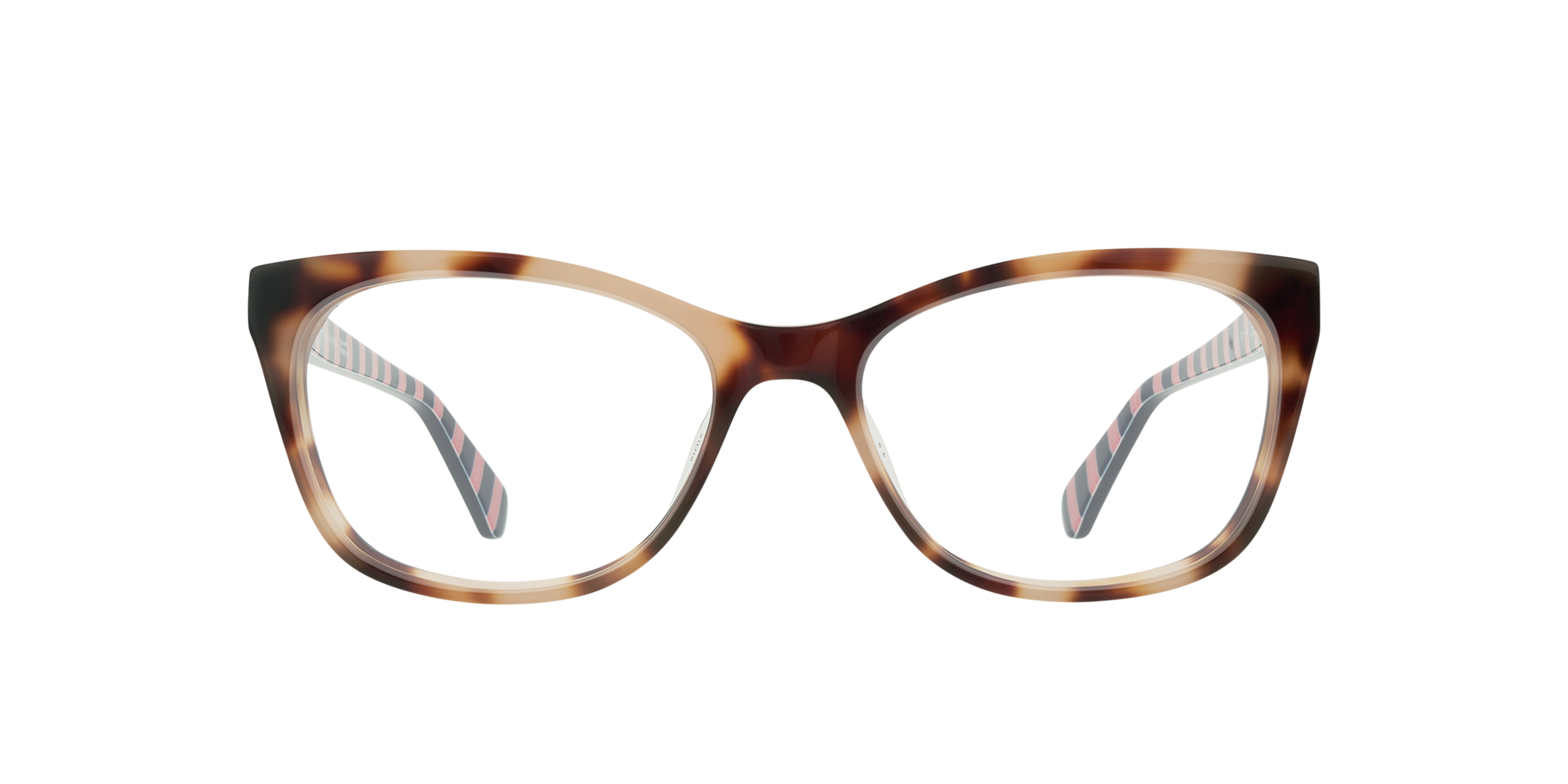 Posi Tortoise Tan AcetateEyeglass Frames for Glasses Direct, Front View