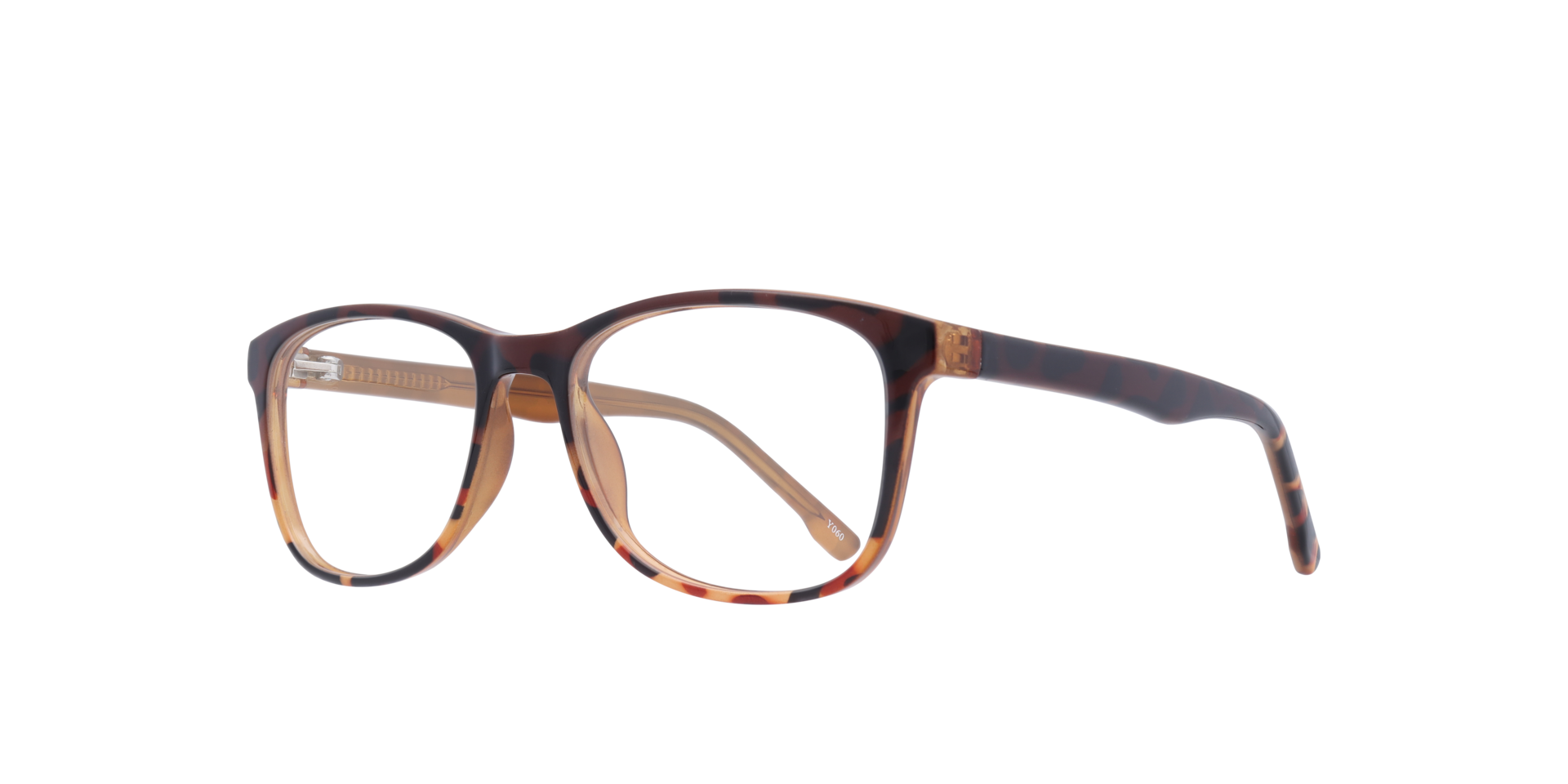 Drew Havana PlasticEyeglass Frames for Glasses Direct, Angle View