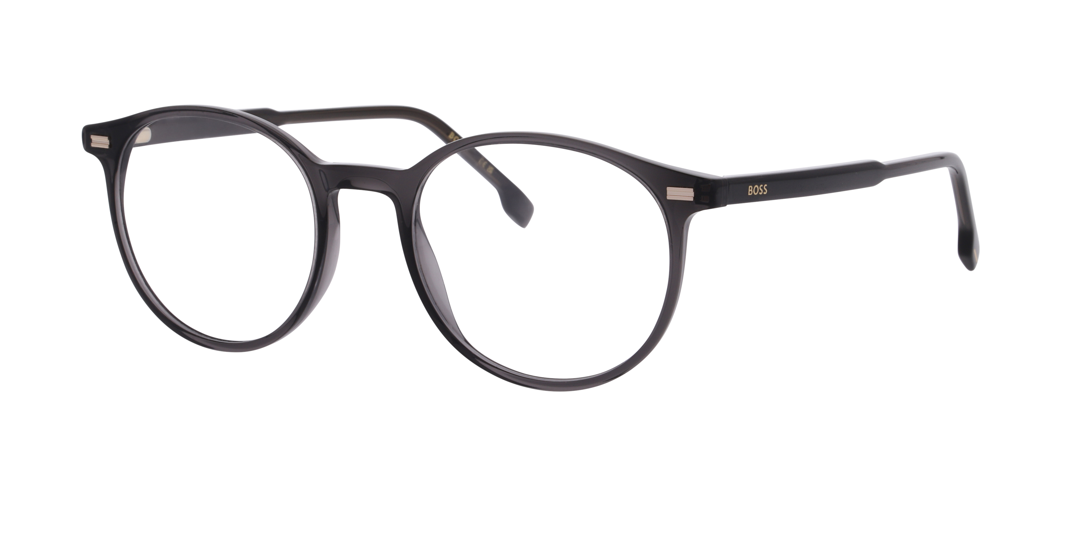 BOSS 1885 Grey AcetateEyeglass Frames for Glasses Direct, Angle View