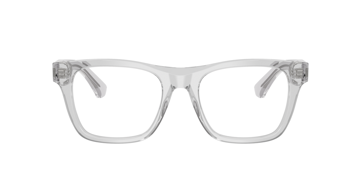 Burberry Men's Grey Square Acetate Eyeglasses Online - Full Rim - Be2445