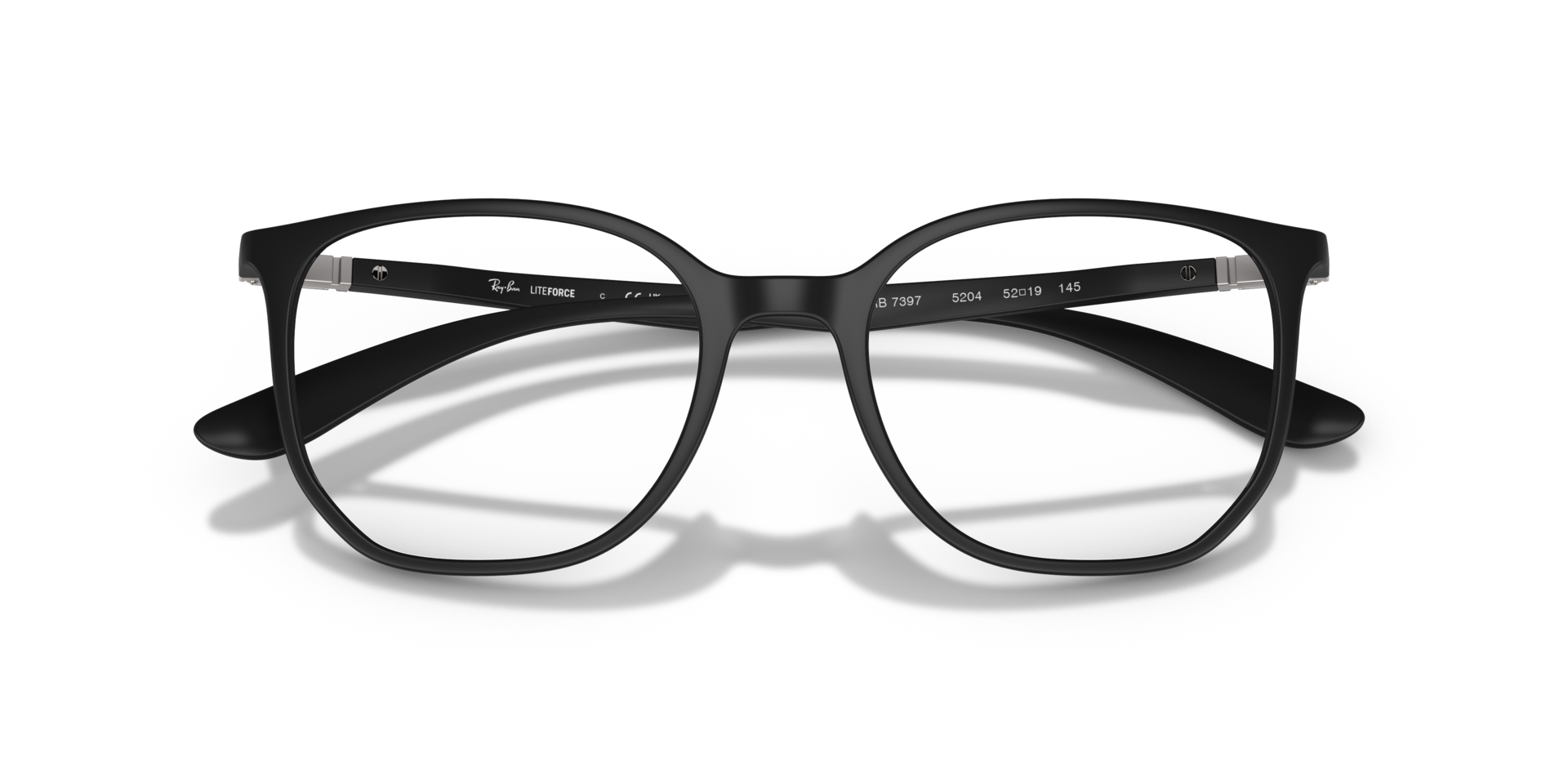 RB7397 Sand Black PlasticEyeglass Frames for Glasses Direct, Closed View