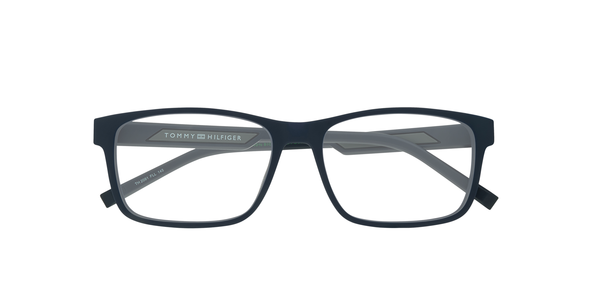 TH 2091 Blue PlasticEyeglass Frames for Glasses Direct, Closed View