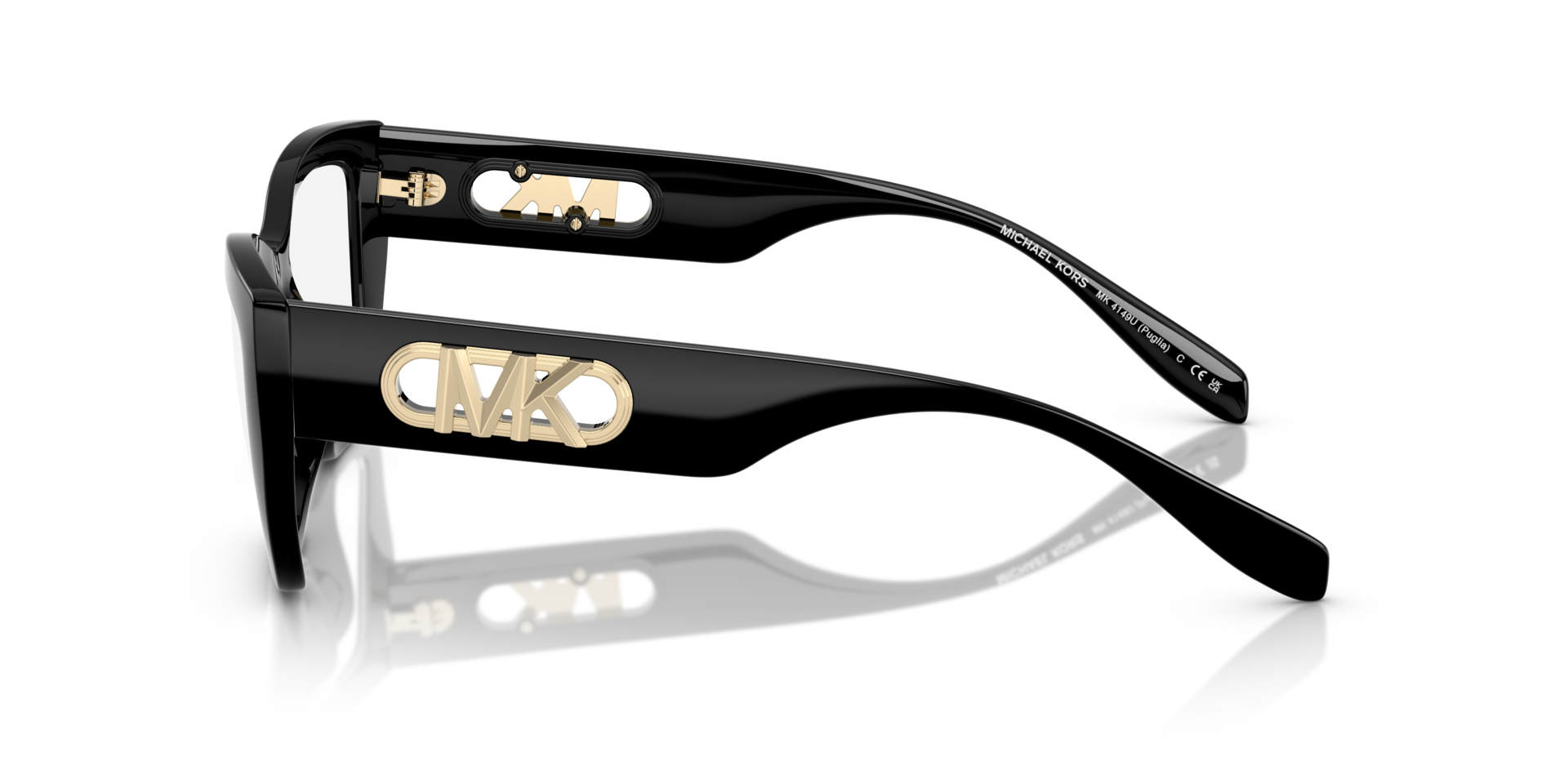 MK4149U Black PlasticEyeglass Frames for Glasses Direct, Side View
