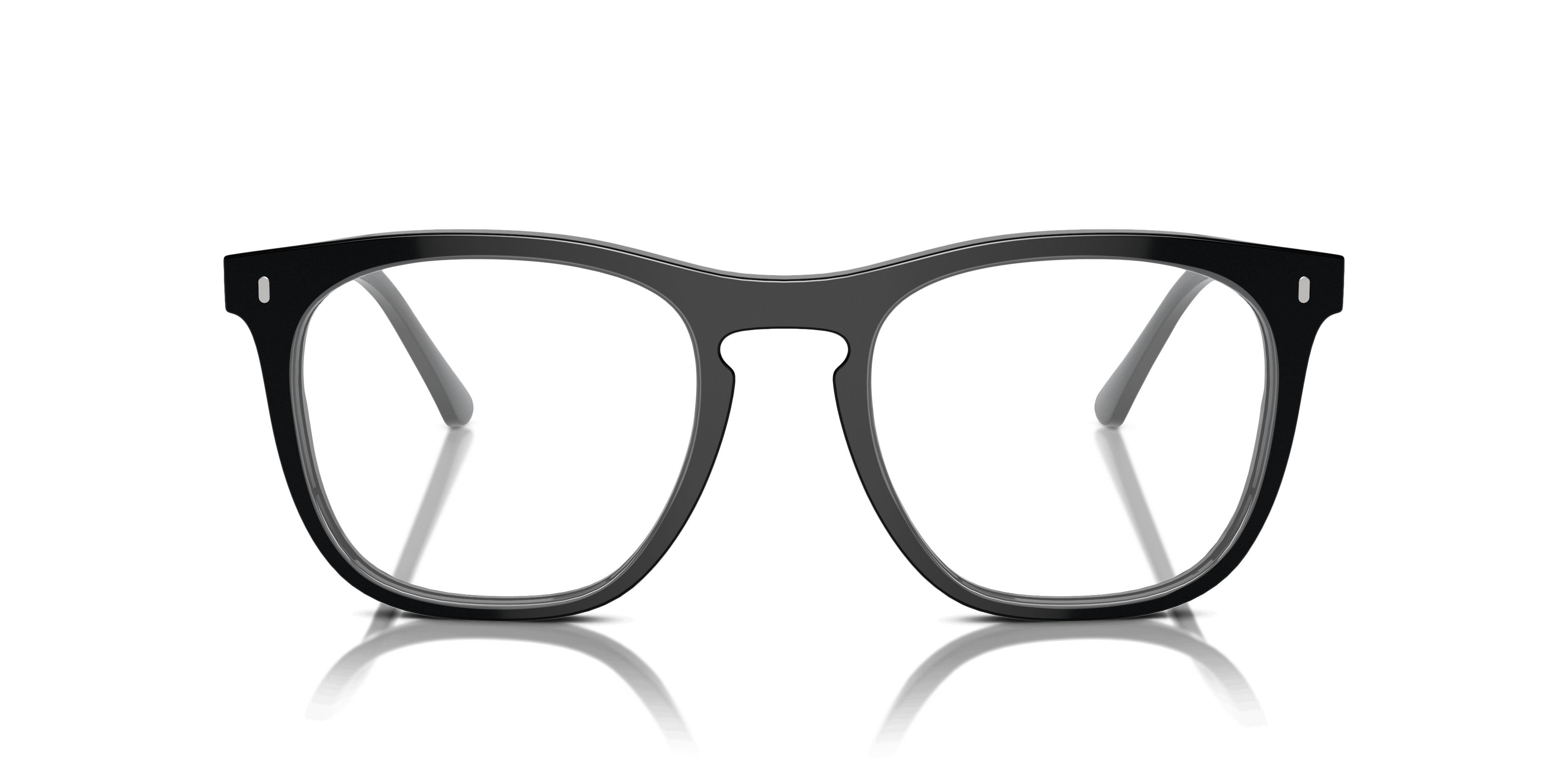 RB2210V Black AcetateEyeglass Frames for Glasses Direct, Front View