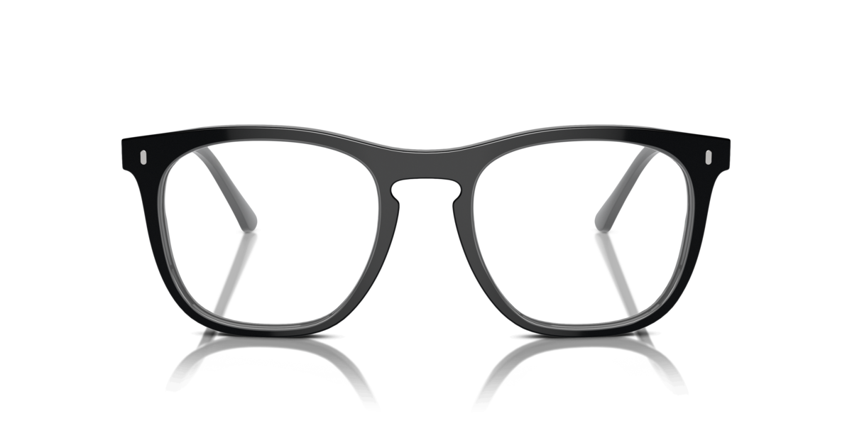 Ray - Ban Unisex Black Rx2210v 2000 Optical Frames Acetate Transparent Squared Normal - Image 4
