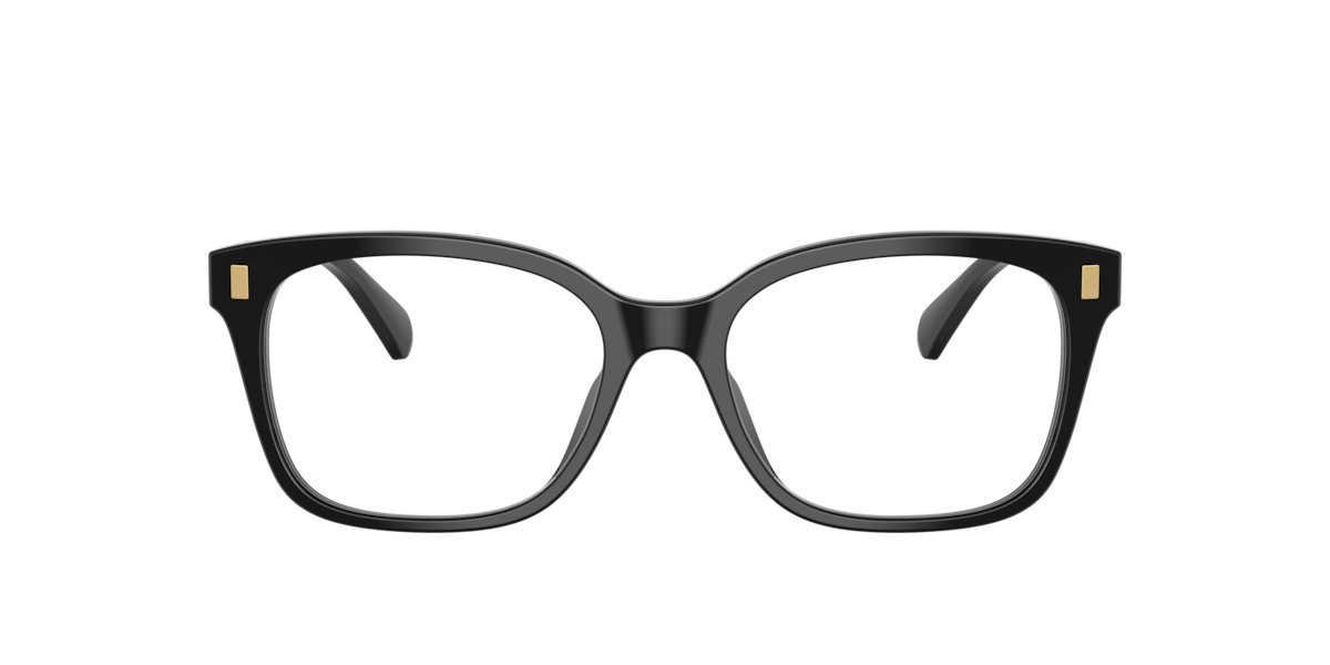 Shiny Black rectangle Acetate eyeglasses Online - Full Rim - RA7174U
