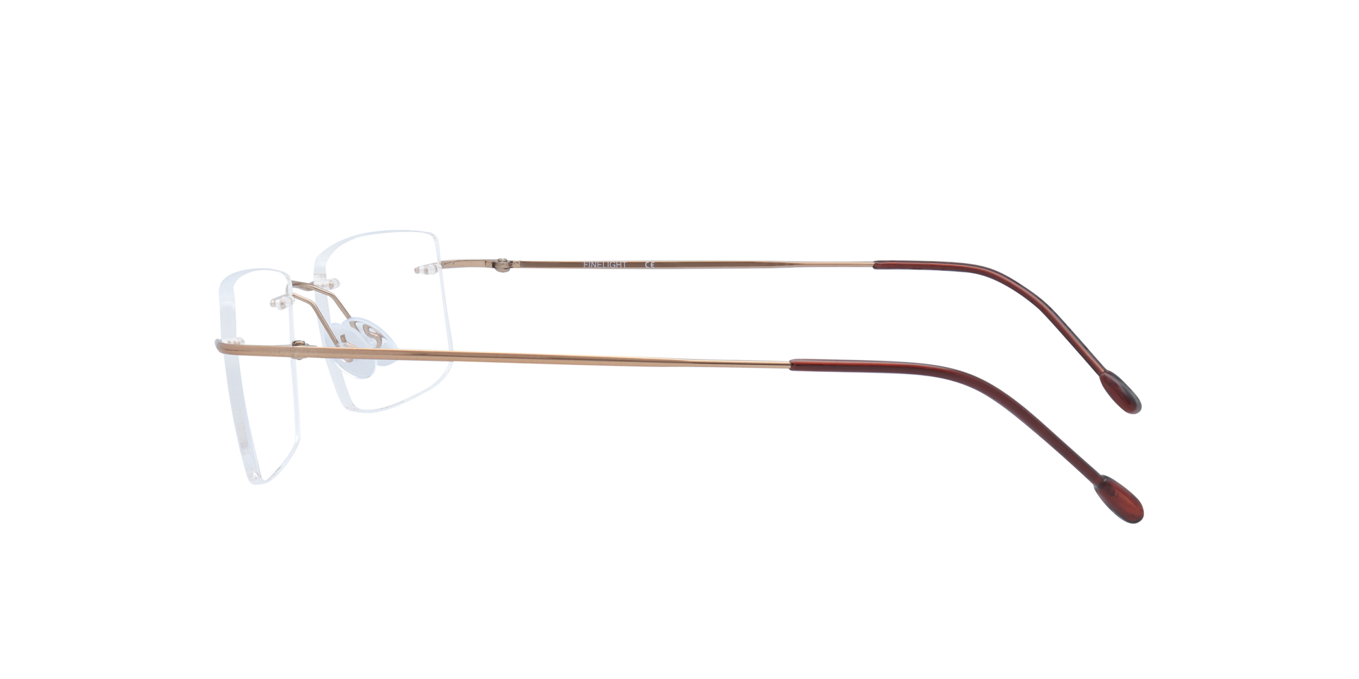 Guardian Bronze TitaniumEyeglass Frames for Glasses Direct, Side View