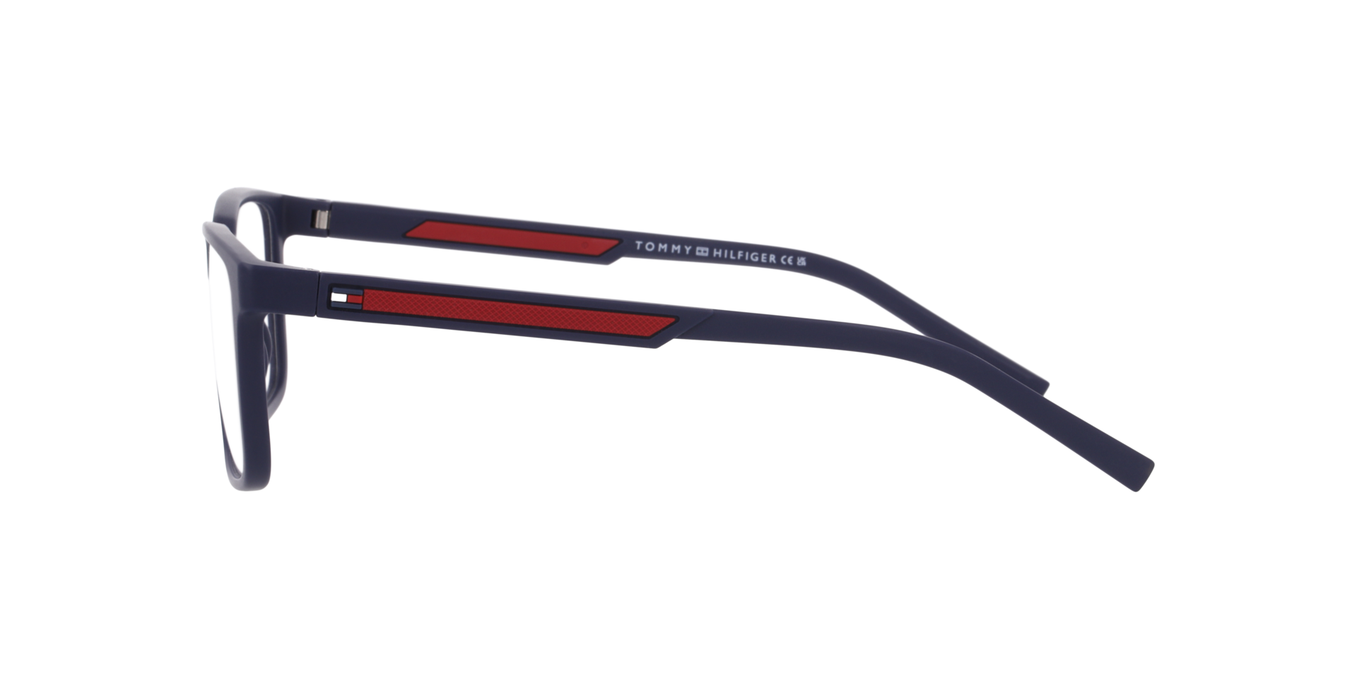 TH 2206 Blue Red PlasticEyeglass Frames for Glasses Direct, Side View