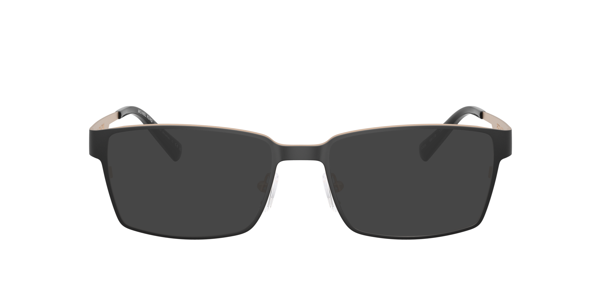 MK3107 Black Matte MetalEyeglass Frames for Glasses Direct, with Tinted Lenses