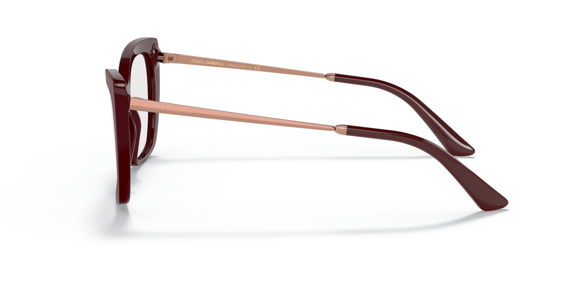 DG3348 Bordeaux AcetateEyeglass Frames for Glasses Direct, Side View