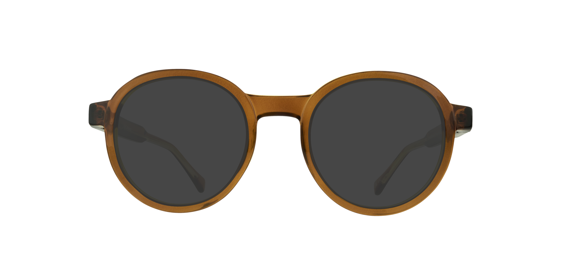 Joby Crystal Brown & Crystal Yellow PlasticEyeglass Frames for Glasses Direct, with Tinted Lenses
