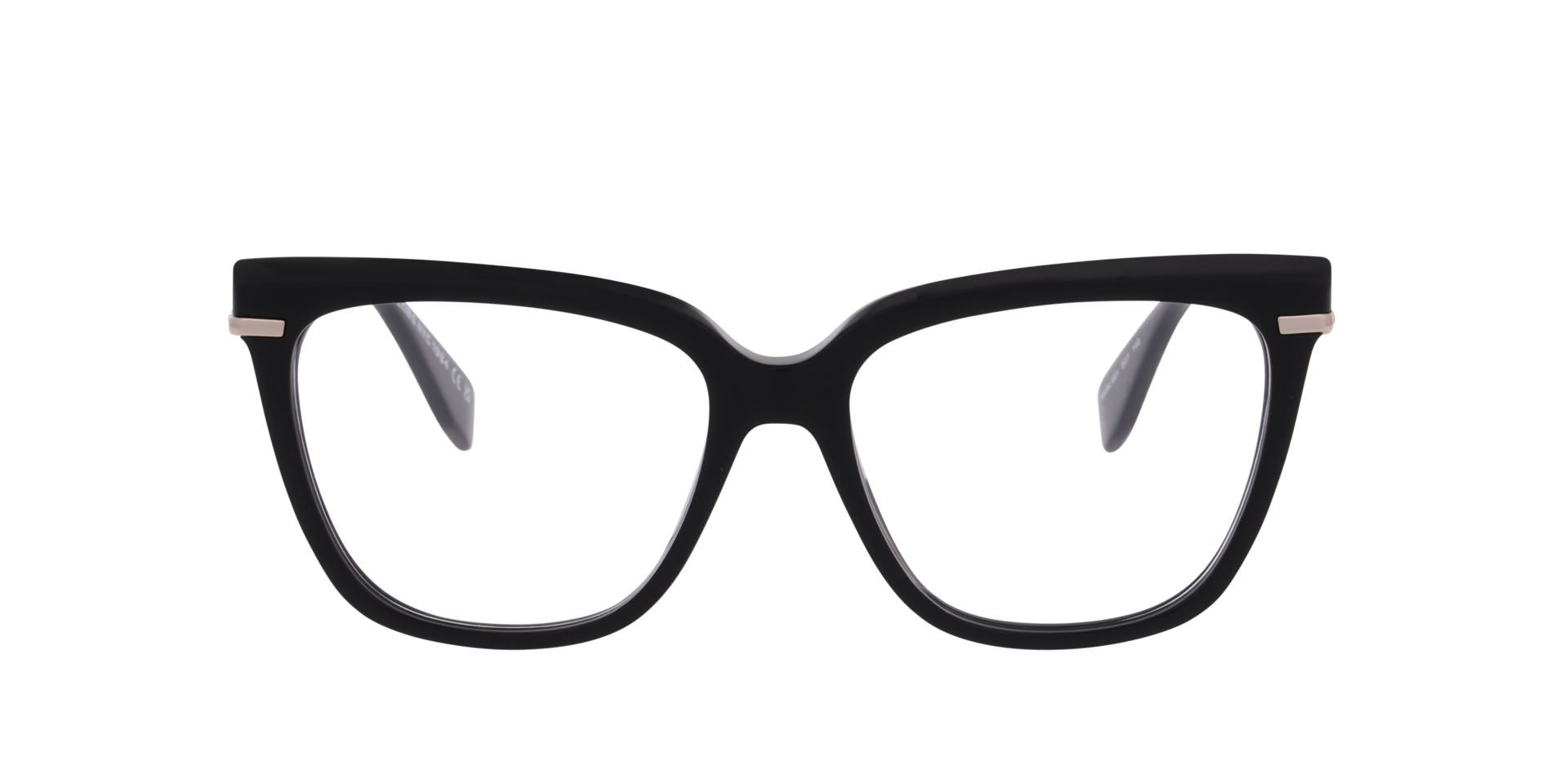 MARC 891 Black Gold AcetateEyeglass Frames for Glasses Direct, Front View