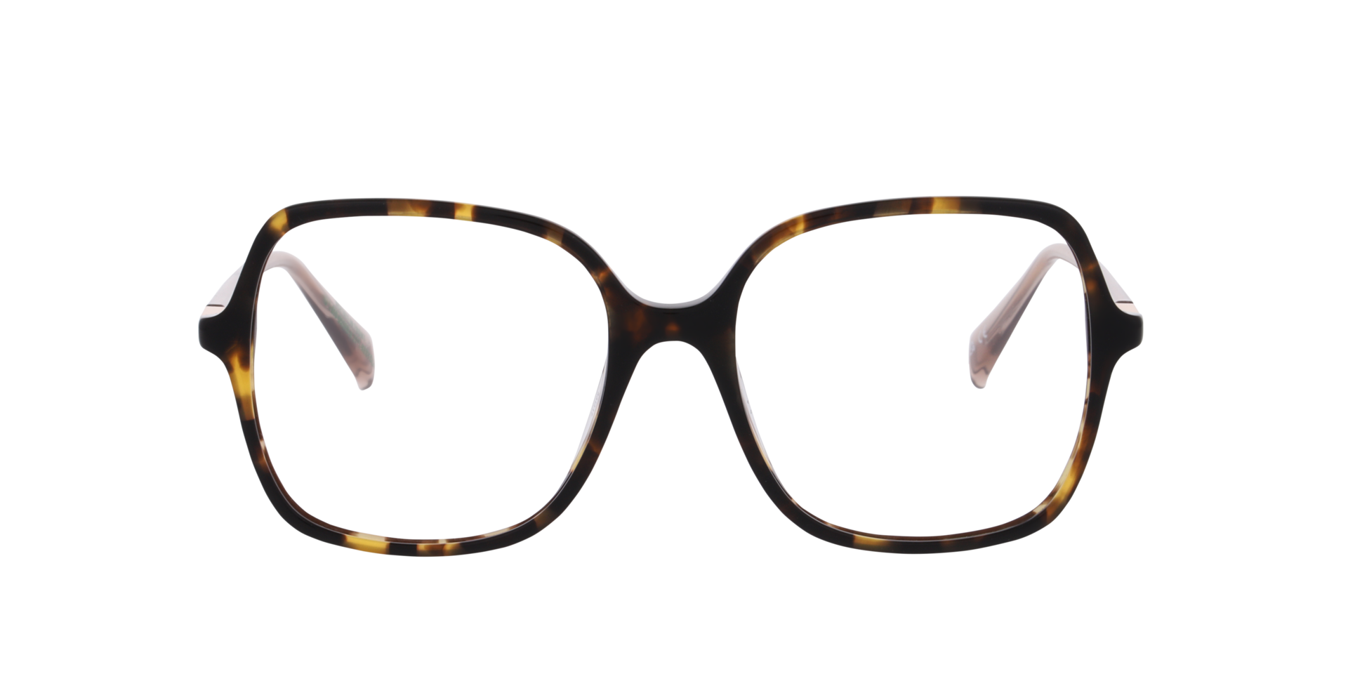 LV 1107 Tortoise Brown AcetateEyeglass Frames for Glasses Direct, Front View