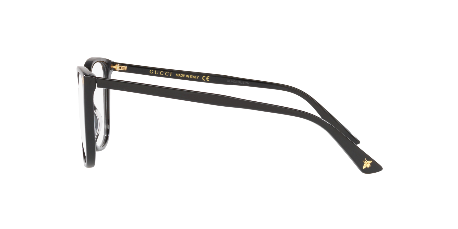 GG0026O Black AcetateEyeglass Frames for Glasses Direct, Side View