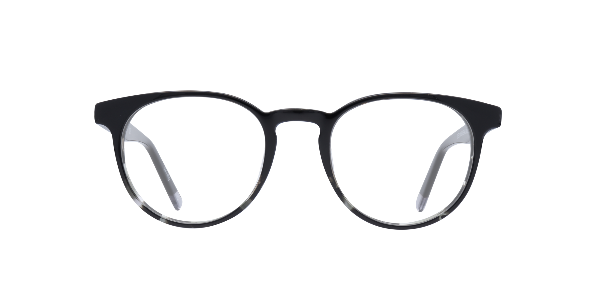 ZEROSEVEN Black AcetateEyeglass Frames for Glasses Direct, Front View