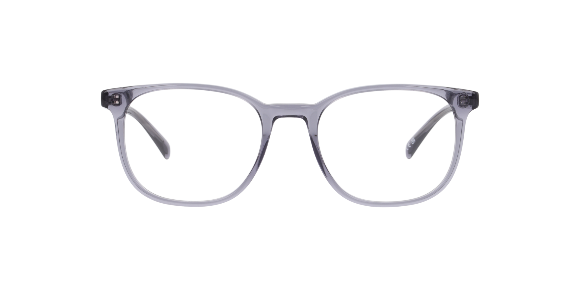 Miles Crystal Grey AcetateEyeglass Frames for Glasses Direct, Front View