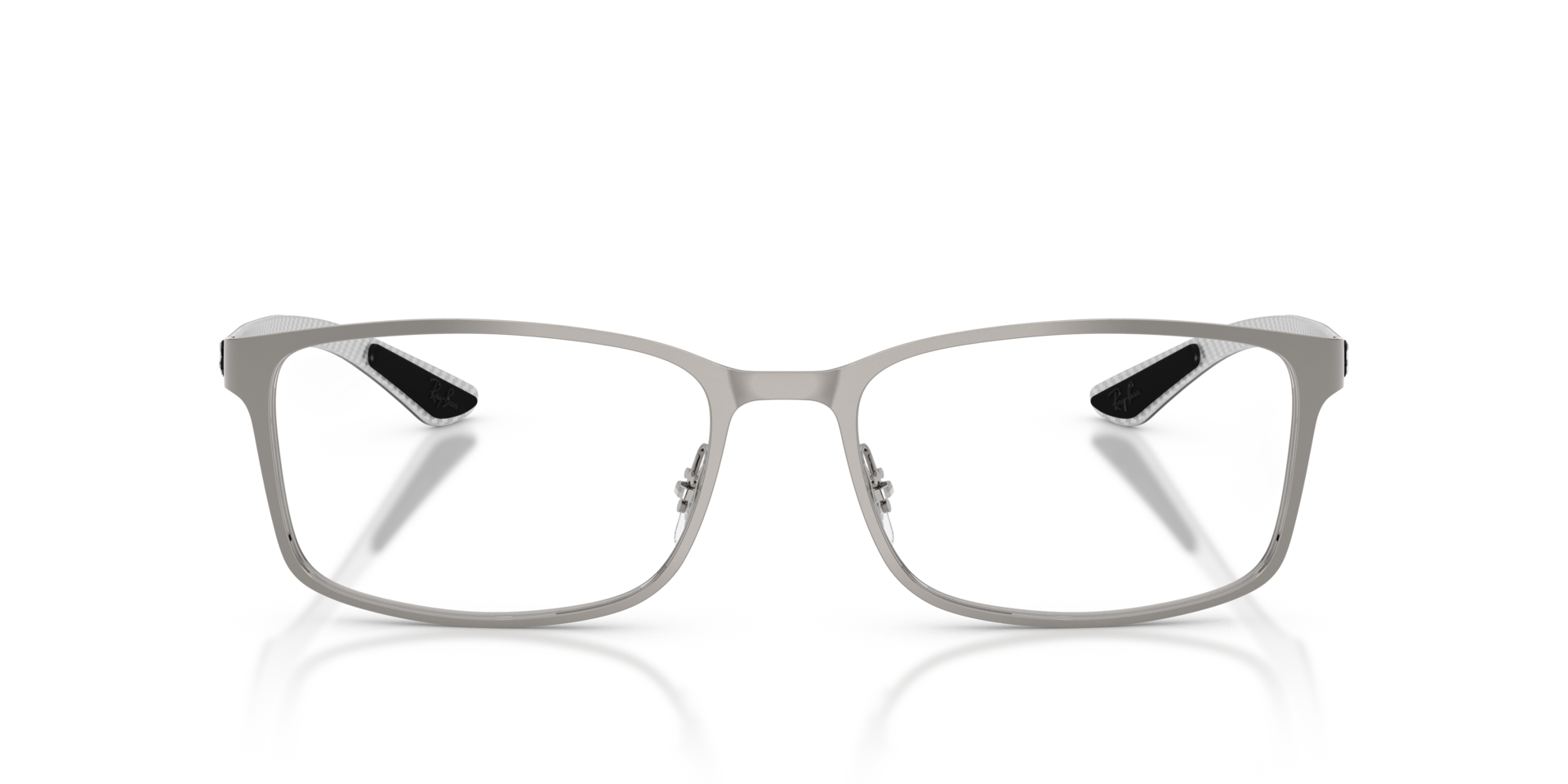 RB8424 Optics Gunmetal MetalEyeglass Frames for Glasses Direct, Front View
