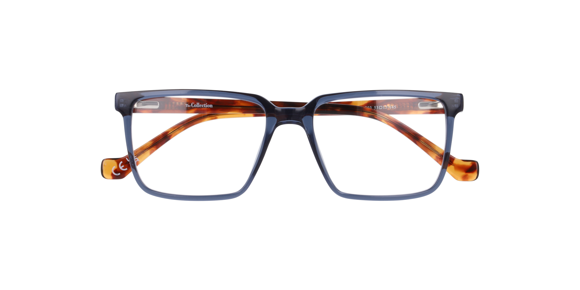 Murphy Crystal Dark Blue PlasticEyeglass Frames for Glasses Direct, Closed View