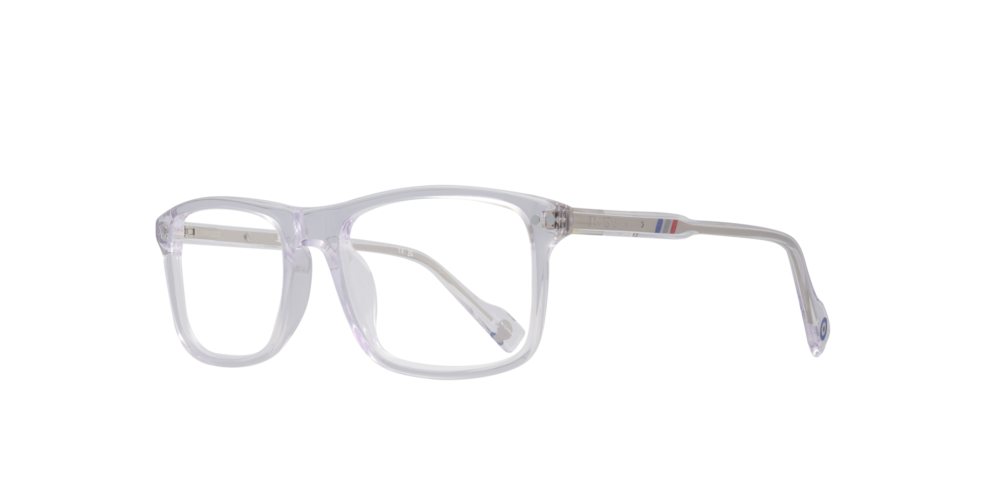 Newgate Clear MetalEyeglass Frames for Glasses Direct, Angle View