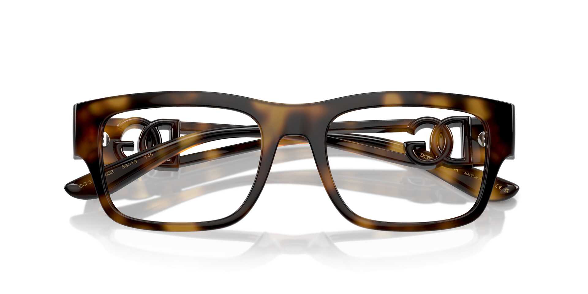 DG5110 Havana PlasticEyeglass Frames for Glasses Direct, Closed View