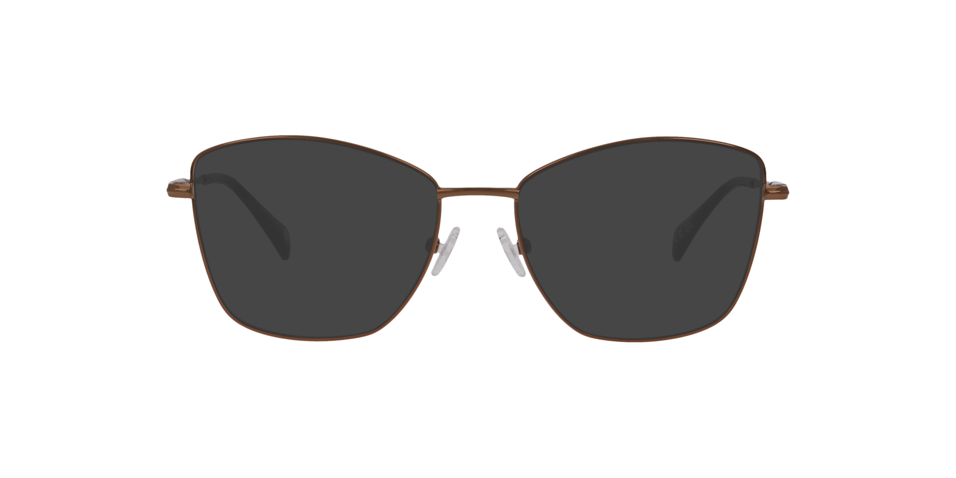 Merton Brown MetalEyeglass Frames for Glasses Direct, with Tinted Lenses
