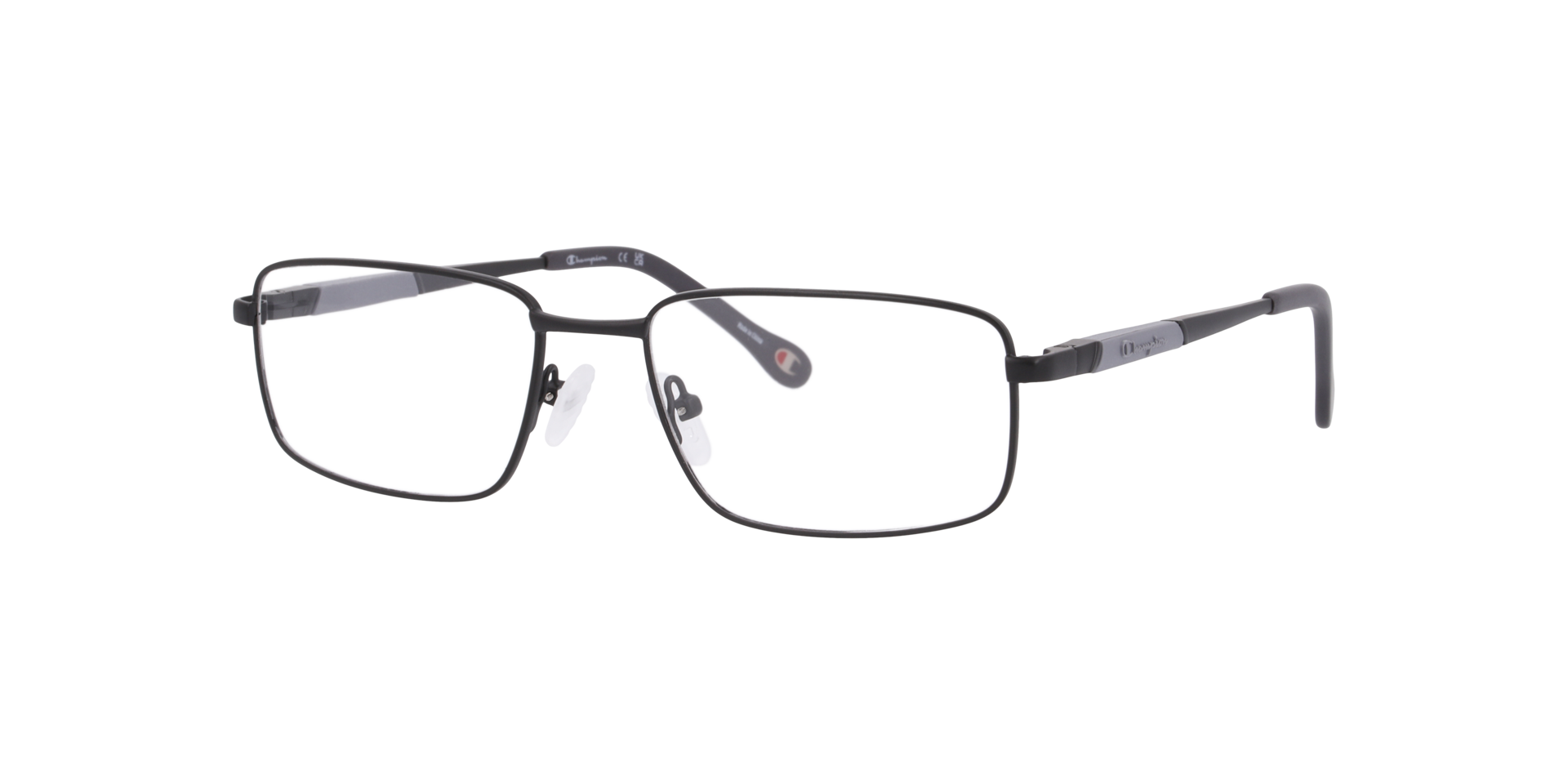 Cu1015 Black MetalEyeglass Frames for Glasses Direct, Angle View