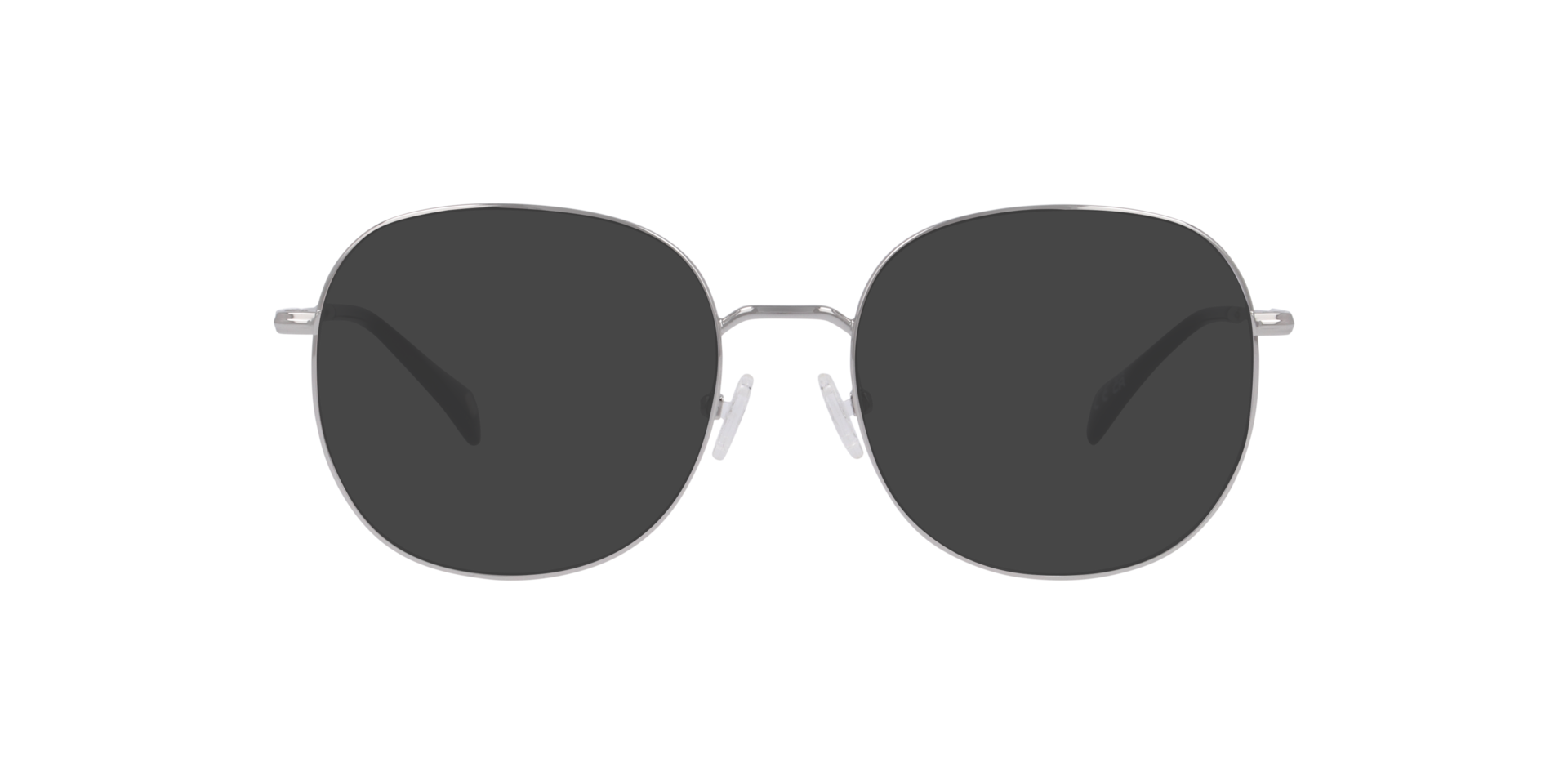 Marylebone Silver MetalEyeglass Frames for Glasses Direct, with Tinted Lenses