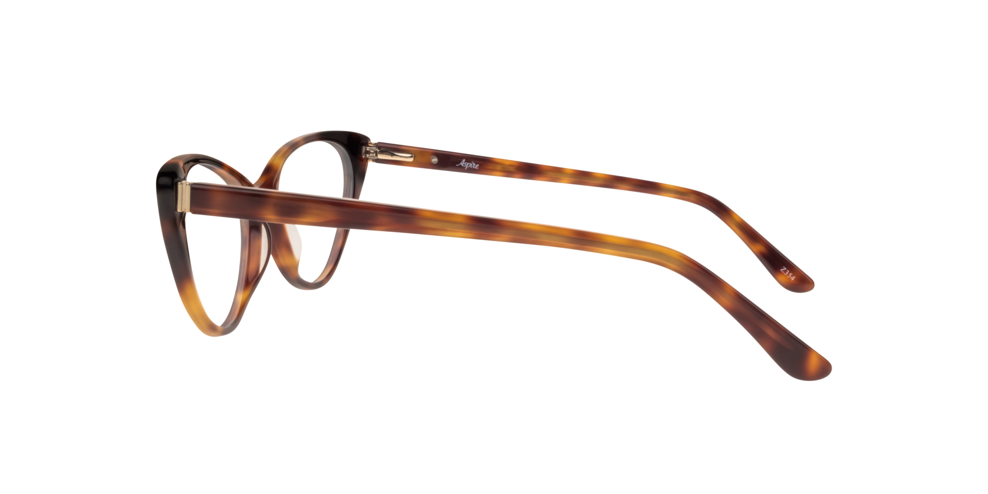 Harriet Havana AcetateEyeglass Frames for Glasses Direct, Side View
