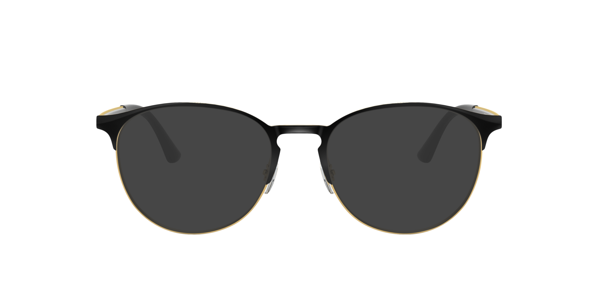 RB6375 Black On Gold MetalEyeglass Frames for Glasses Direct, with Tinted Lenses