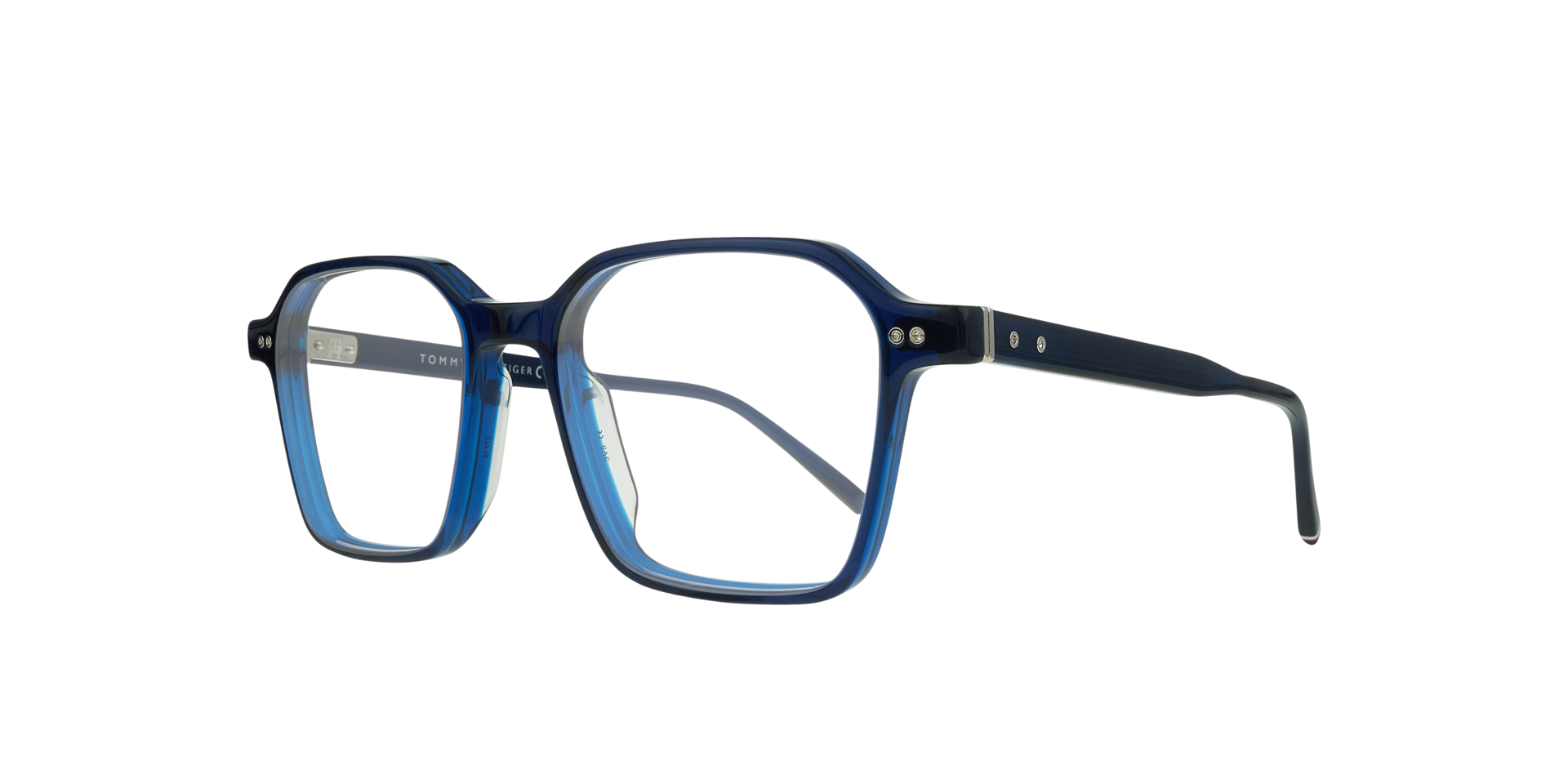 TH 2071 Blue AcetateEyeglass Frames for Glasses Direct, Angle View
