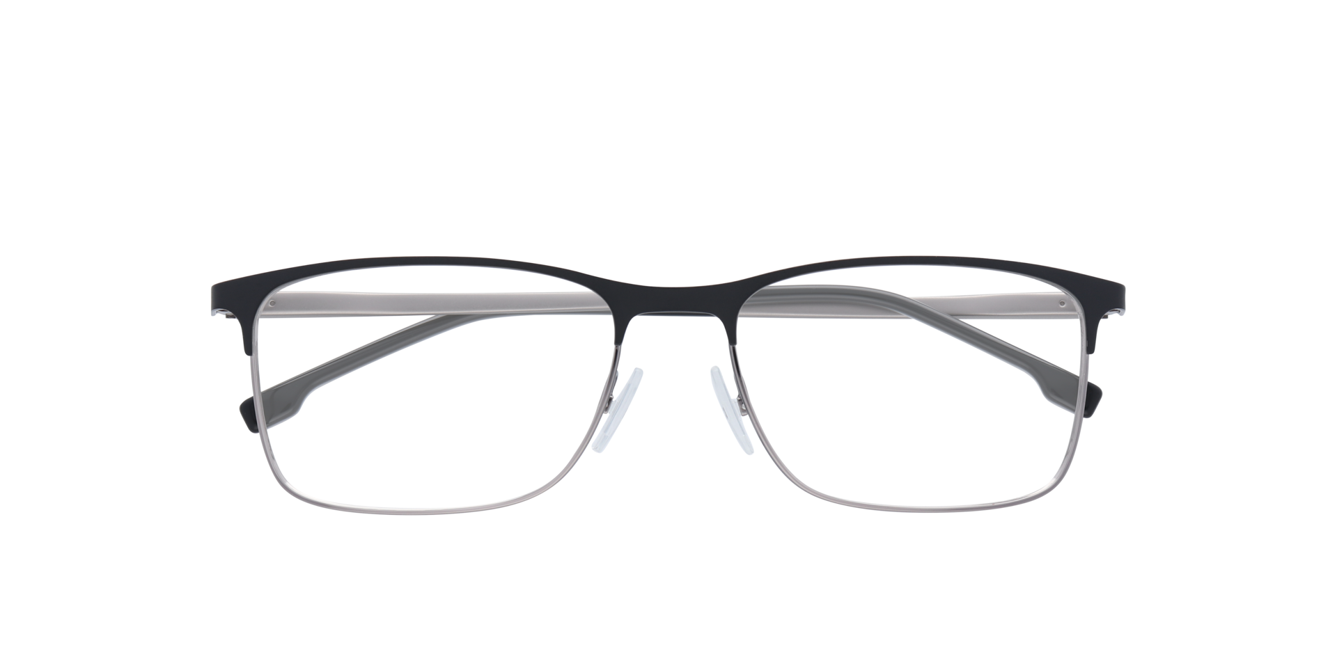 Boss 1186 Black Silver PlasticEyeglass Frames for Glasses Direct, Closed View