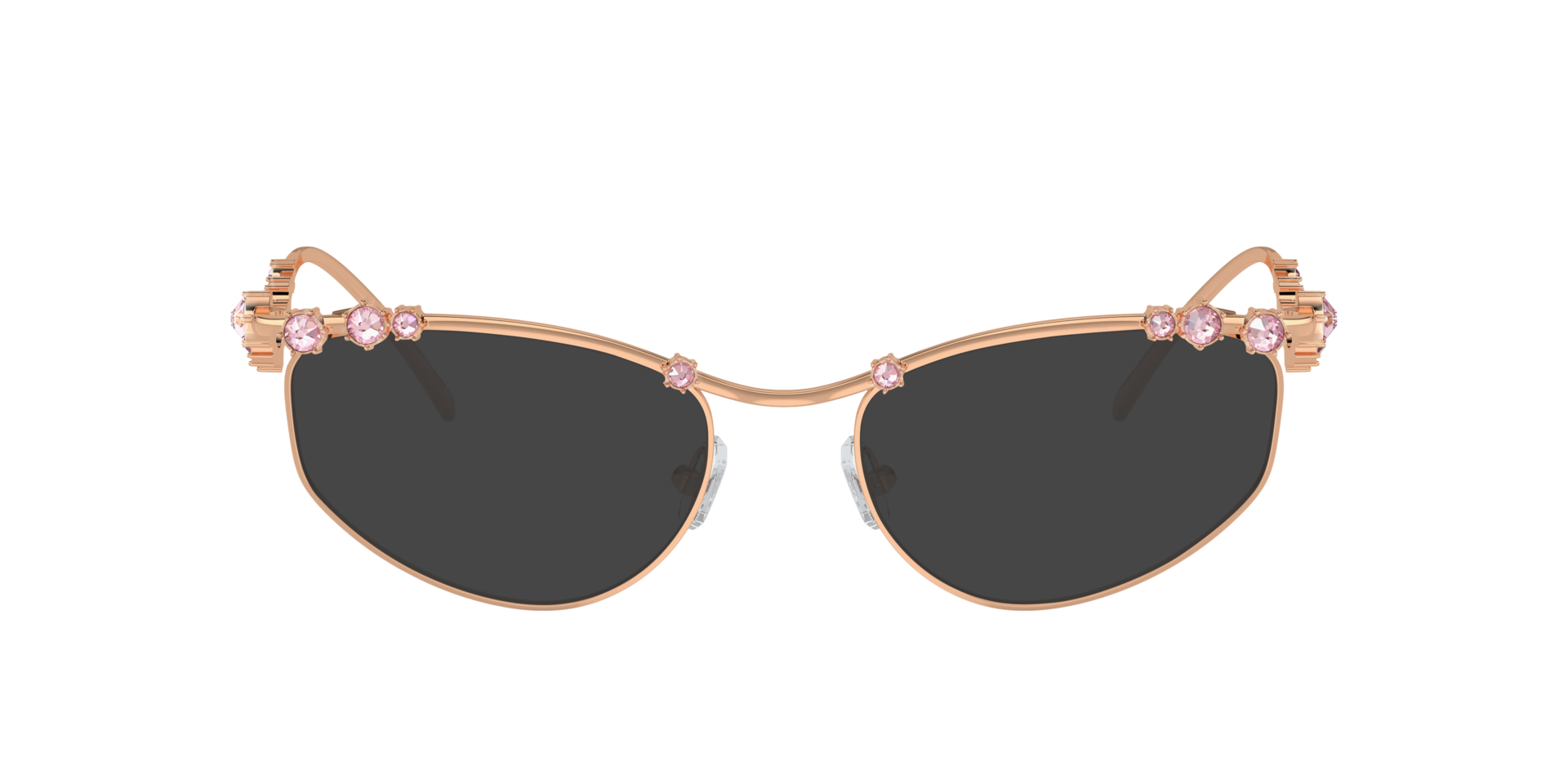 SK1015 Rose Gold MetalEyeglass Frames for Glasses Direct, with Tinted Lenses