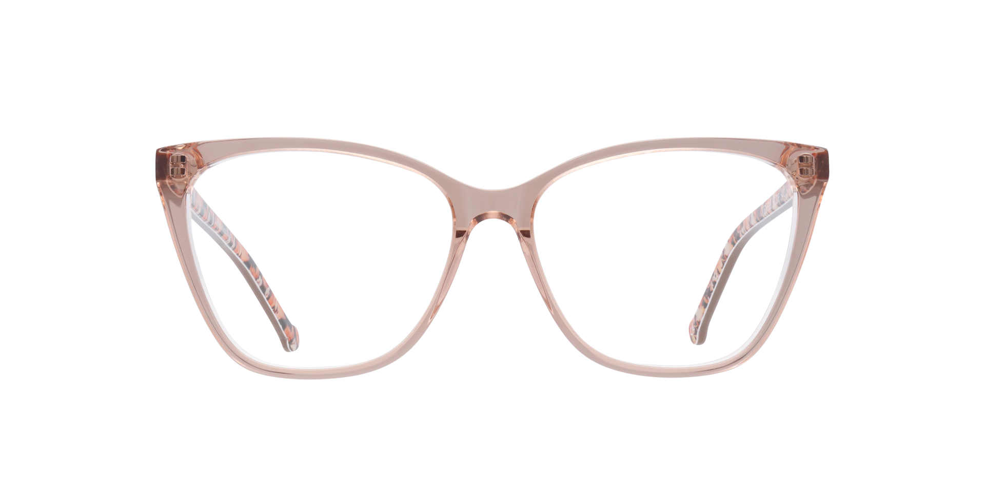 Venere Nude AcetateEyeglass Frames for Glasses Direct, Front View