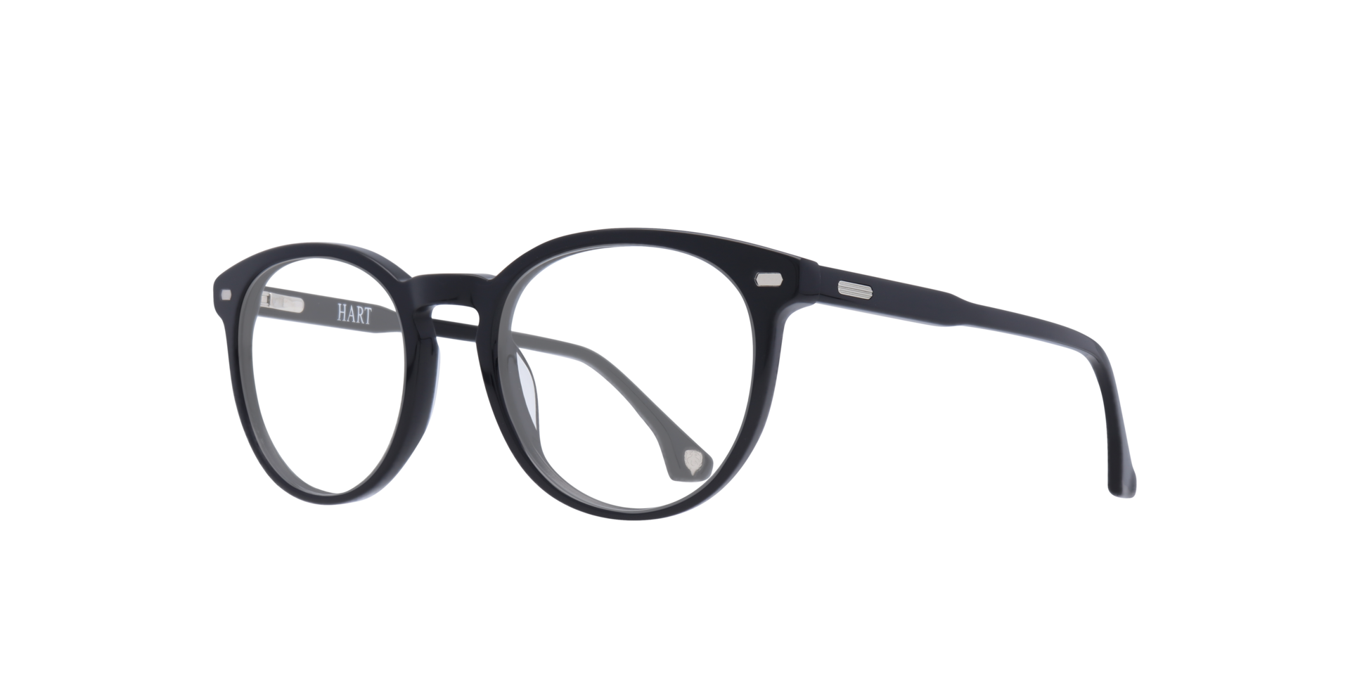 Gibson Black AcetateEyeglass Frames for Glasses Direct, Angle View