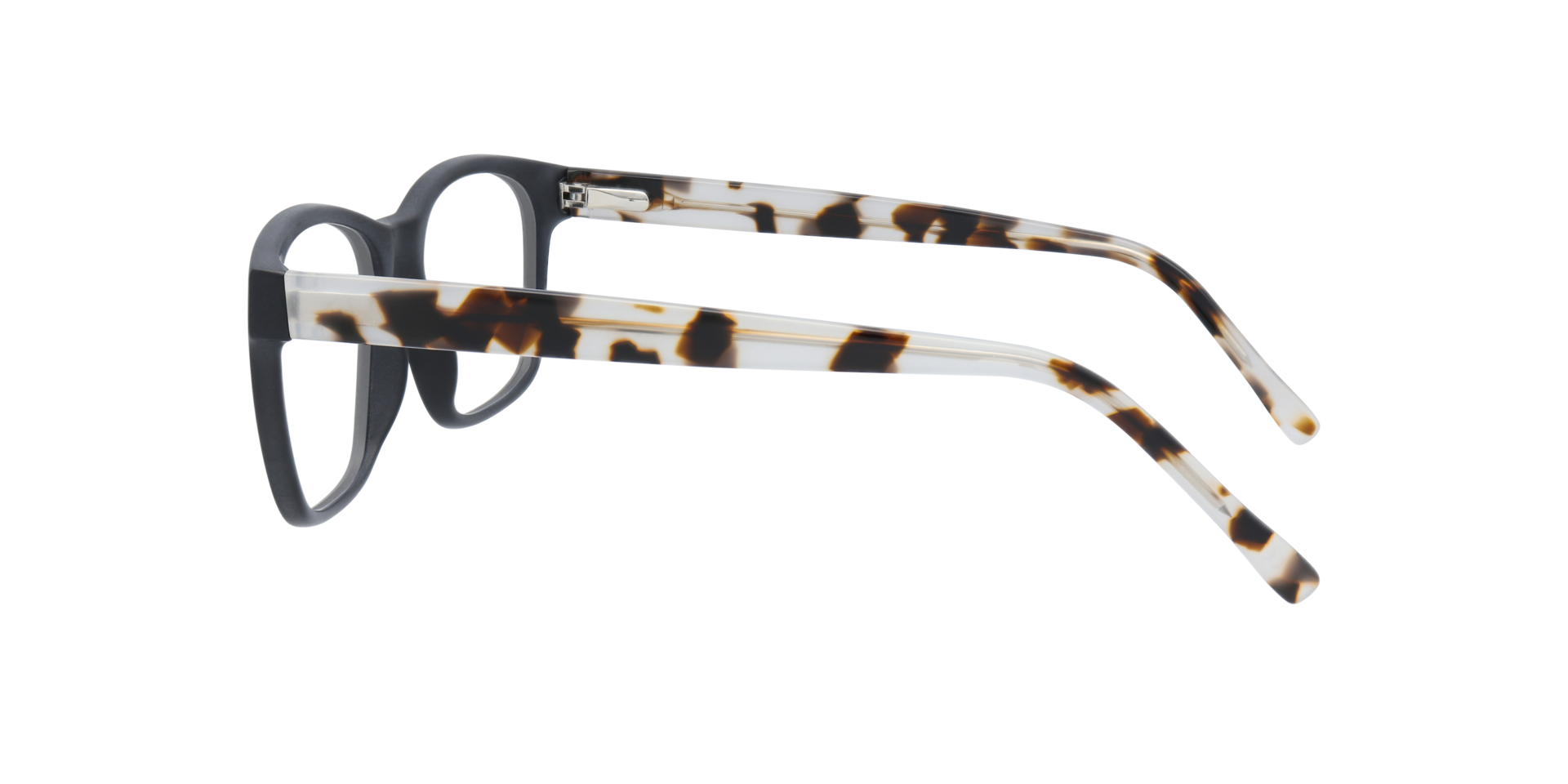 Aero Black & Tortoise AcetateEyeglass Frames for Glasses Direct, Side View