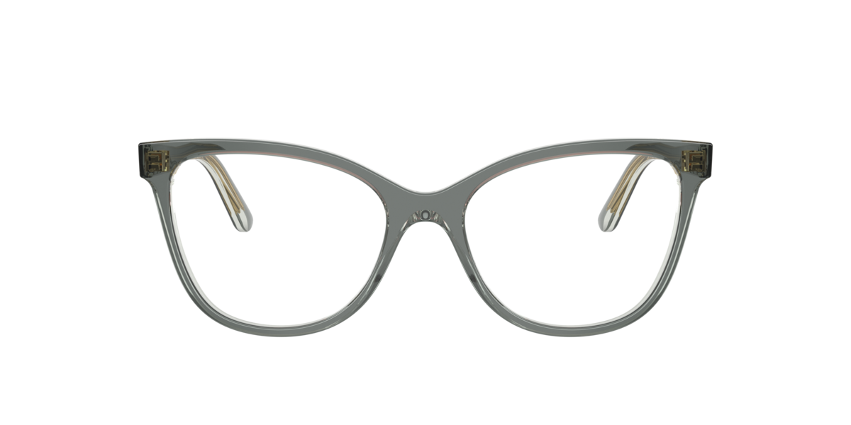 Vogue Eyewear Transparent Woman Vo5748 3325 Optical Frames Acetate Green Pantos Normal - Image 2