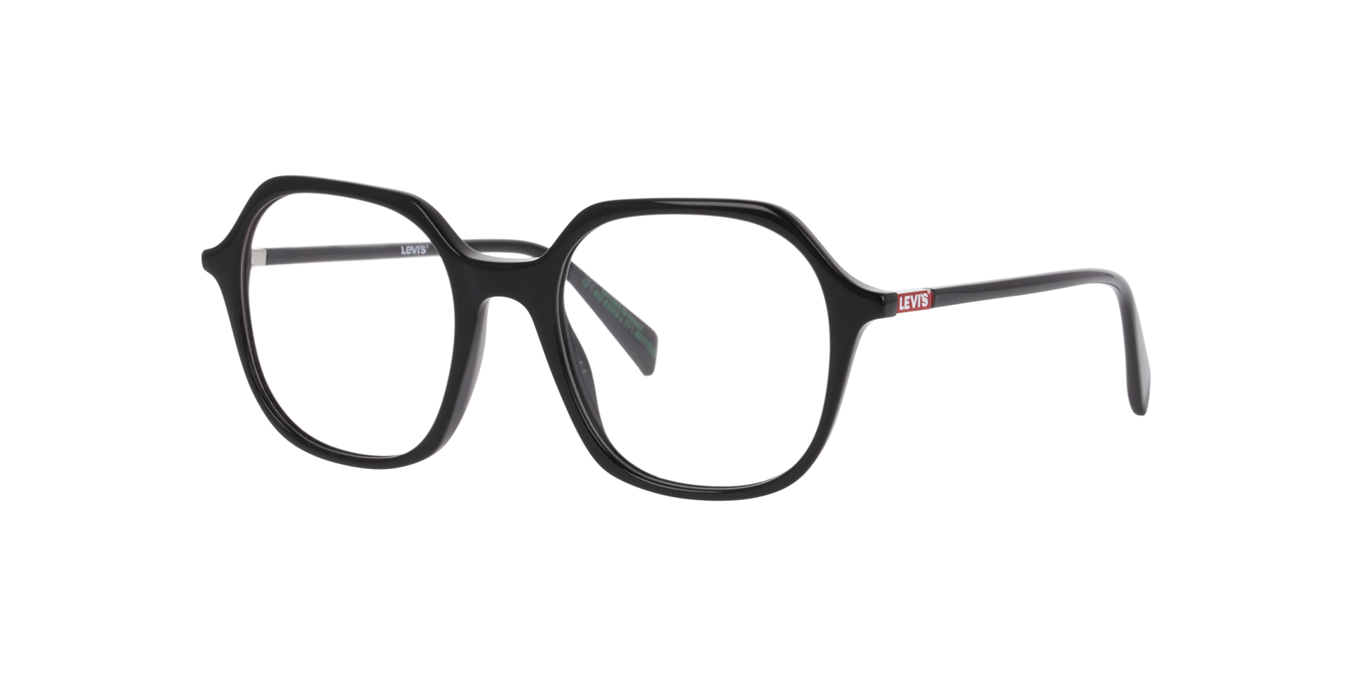 LV 1098 Black AcetateEyeglass Frames for Glasses Direct, Angle View