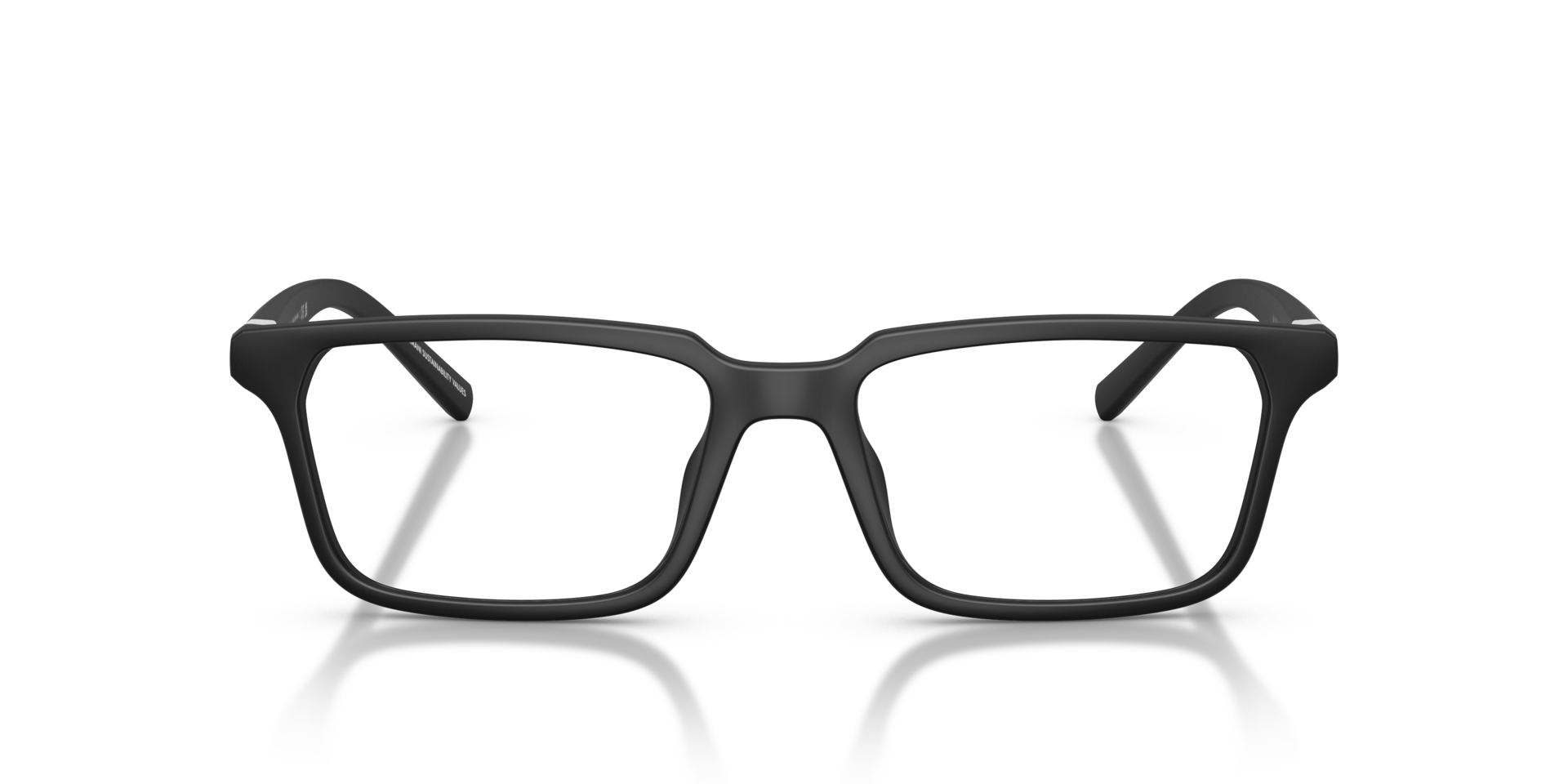 AX3137U Matte Black PlasticEyeglass Frames for Glasses Direct, Front View