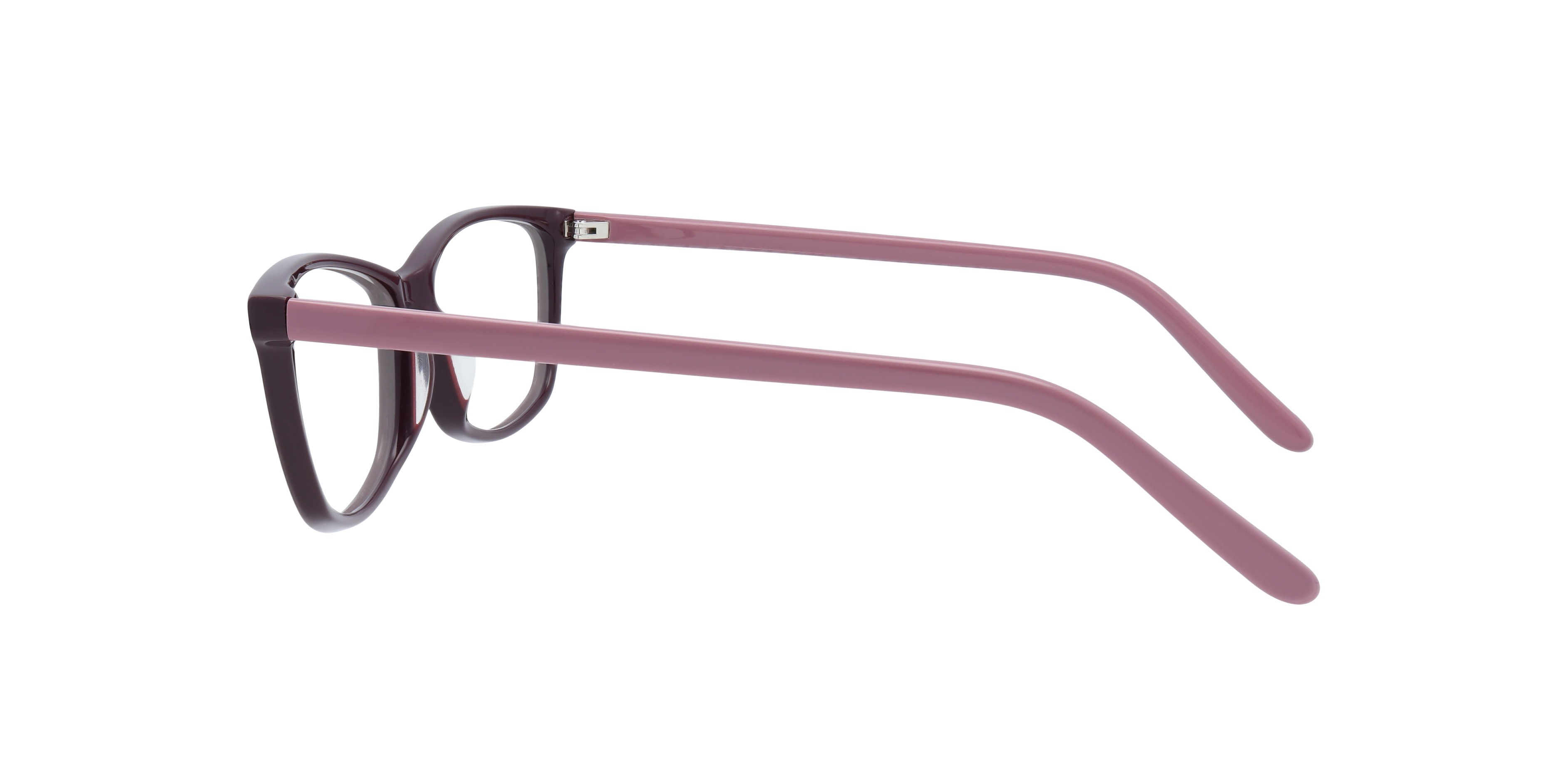 Ella Burgundy & Pink AcetateSunglass Frames for Glasses Direct, Side View